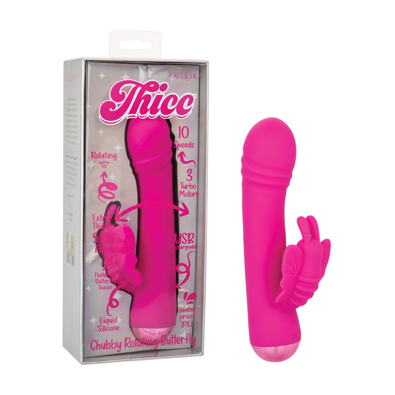 Thicc Chubby Rotating Butterfly Pink Thicc Chubby Rotating Butterfly Pink