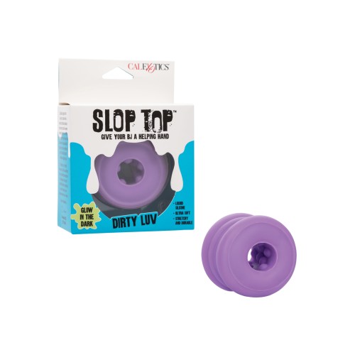 Slop Top Glow in the Dark Dirty Luv Stroker Púrpura