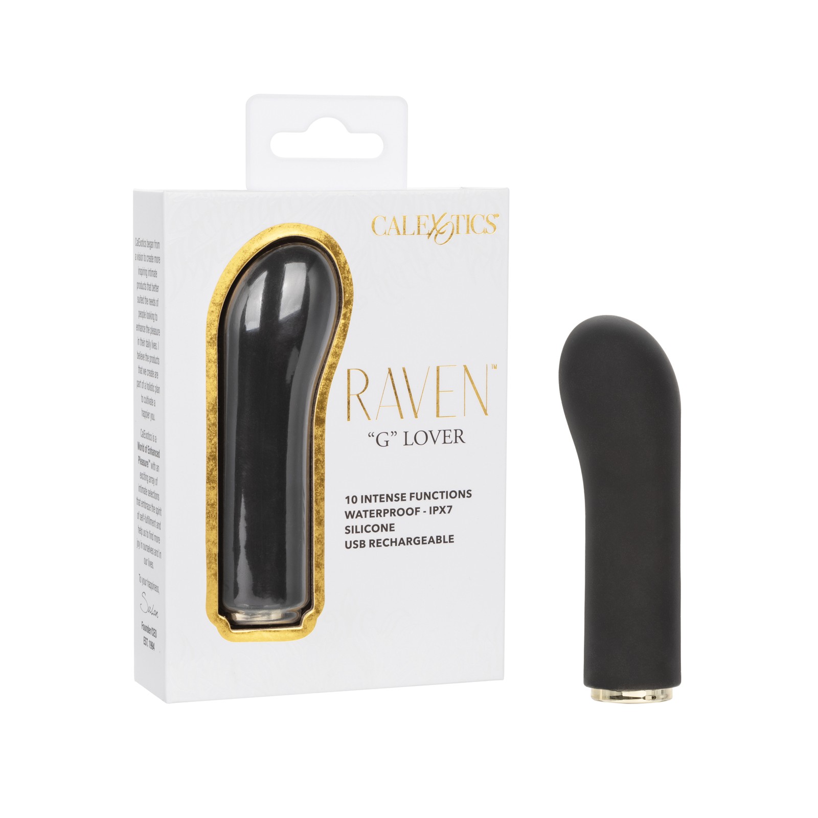 Vibrador Raven 'G' Lover - Negro Vibrador Raven 'G' Lover - Negro