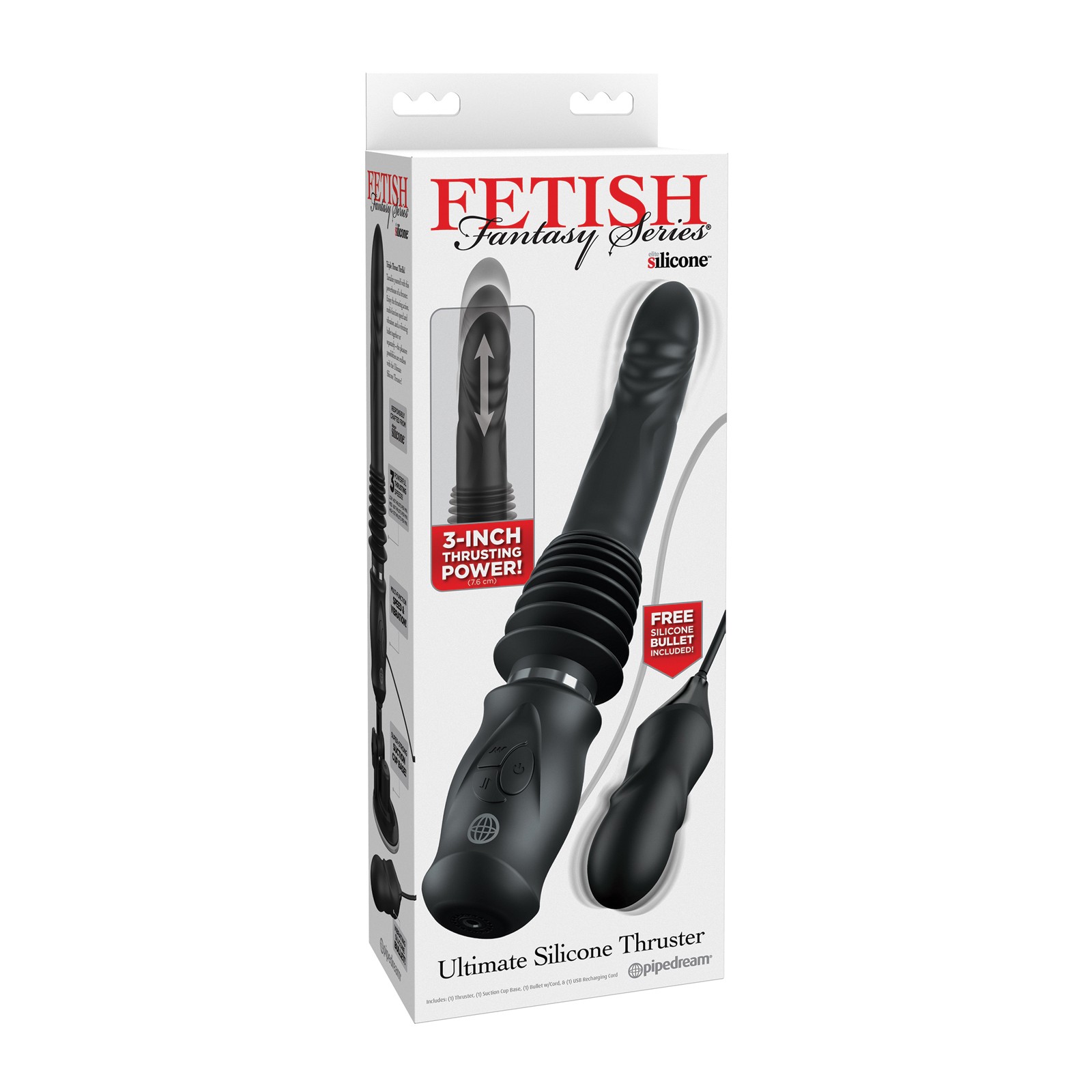 Fetish Fantasy Ultimate Thruster de Silicona Negro Fetish Fantasy Ultimate Thruster de Silicona Negro