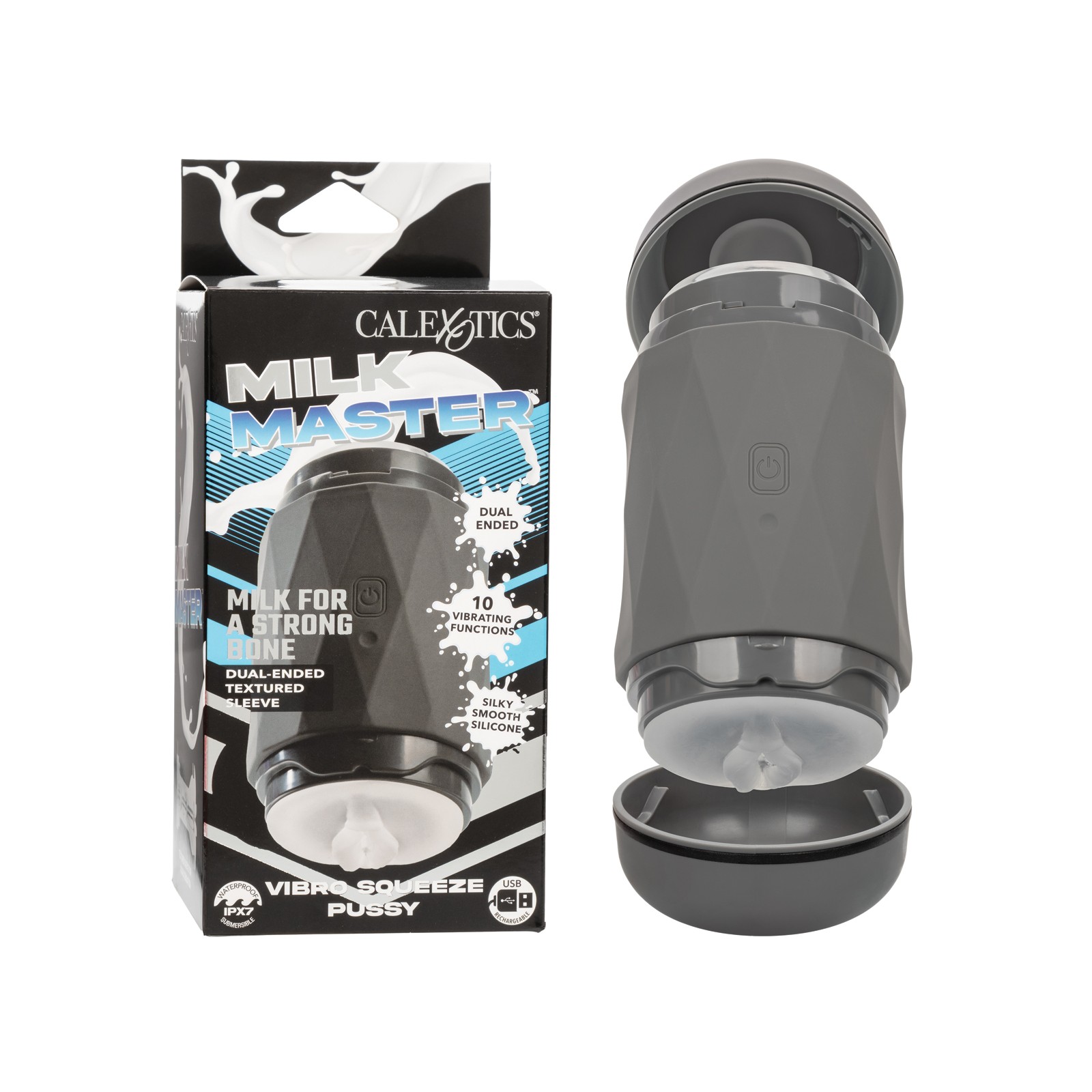 Milk Master Vibro Squeeze Pussy Stroker Milk Master Vibro Squeeze Pussy Stroker