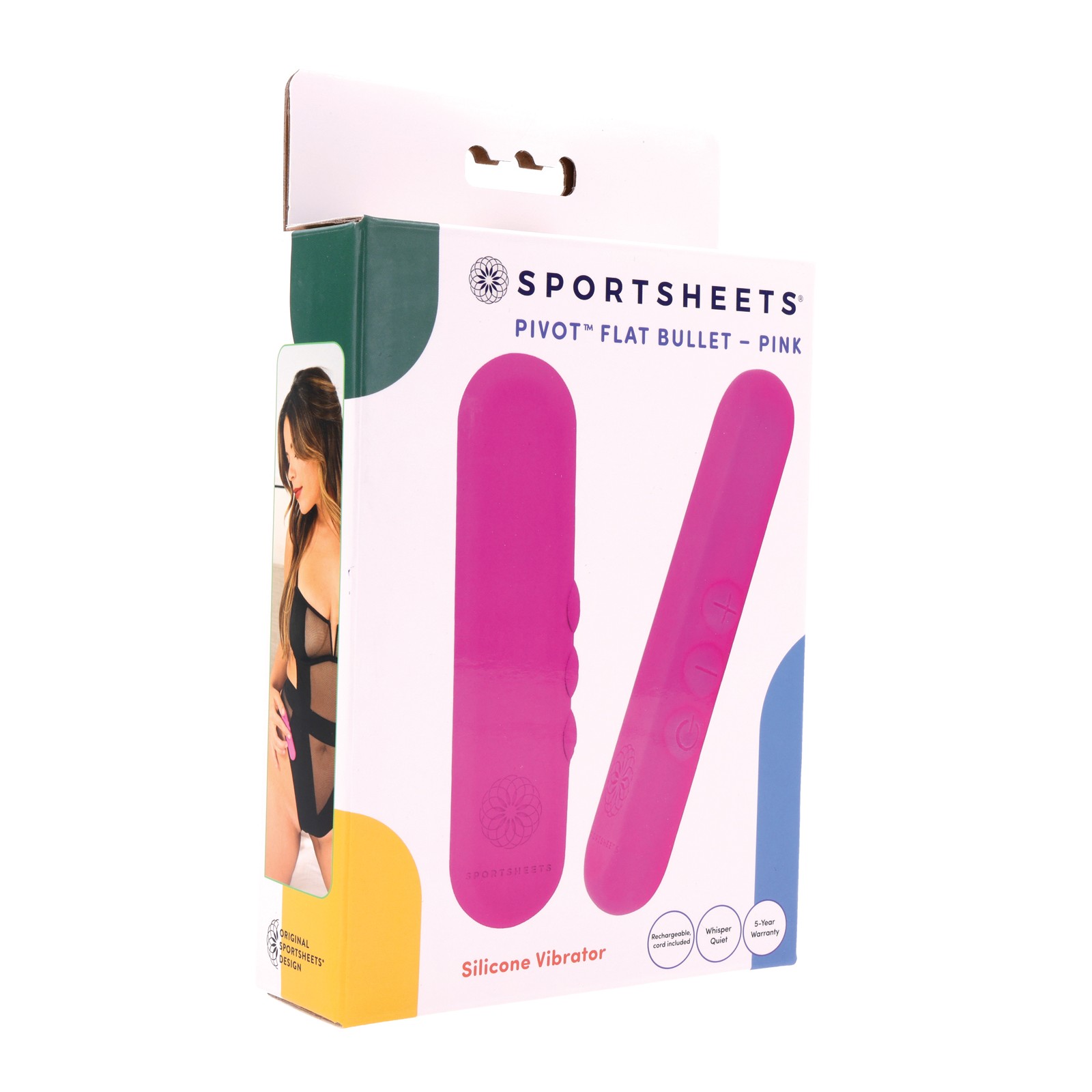 Discreet Flat Bullet Vibrator - Pink Discreet Flat Bullet Vibrator - Pink