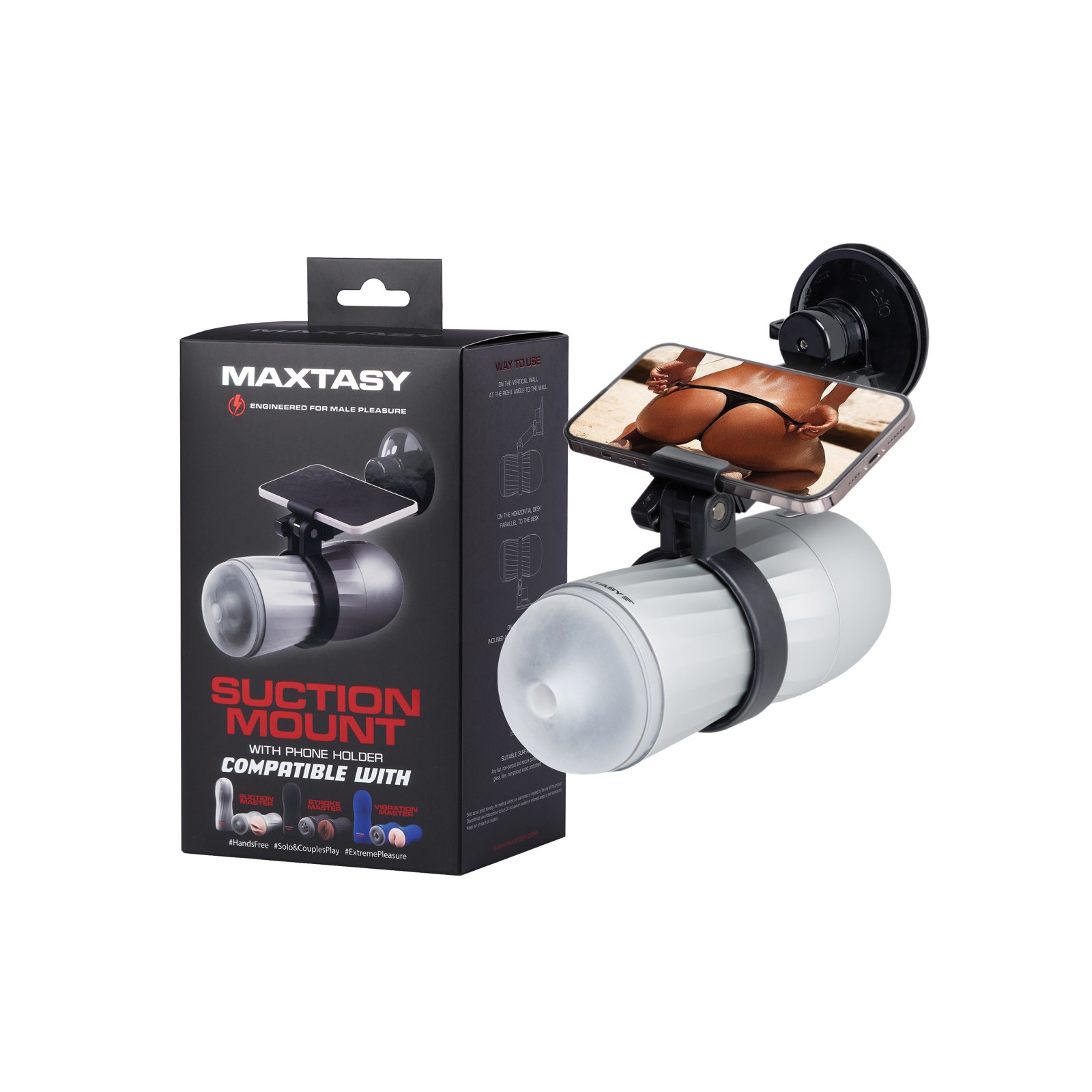 Soporte de Succión Maxtasy para Placer Definitivo Soporte de Succión Maxtasy para Placer Definitivo