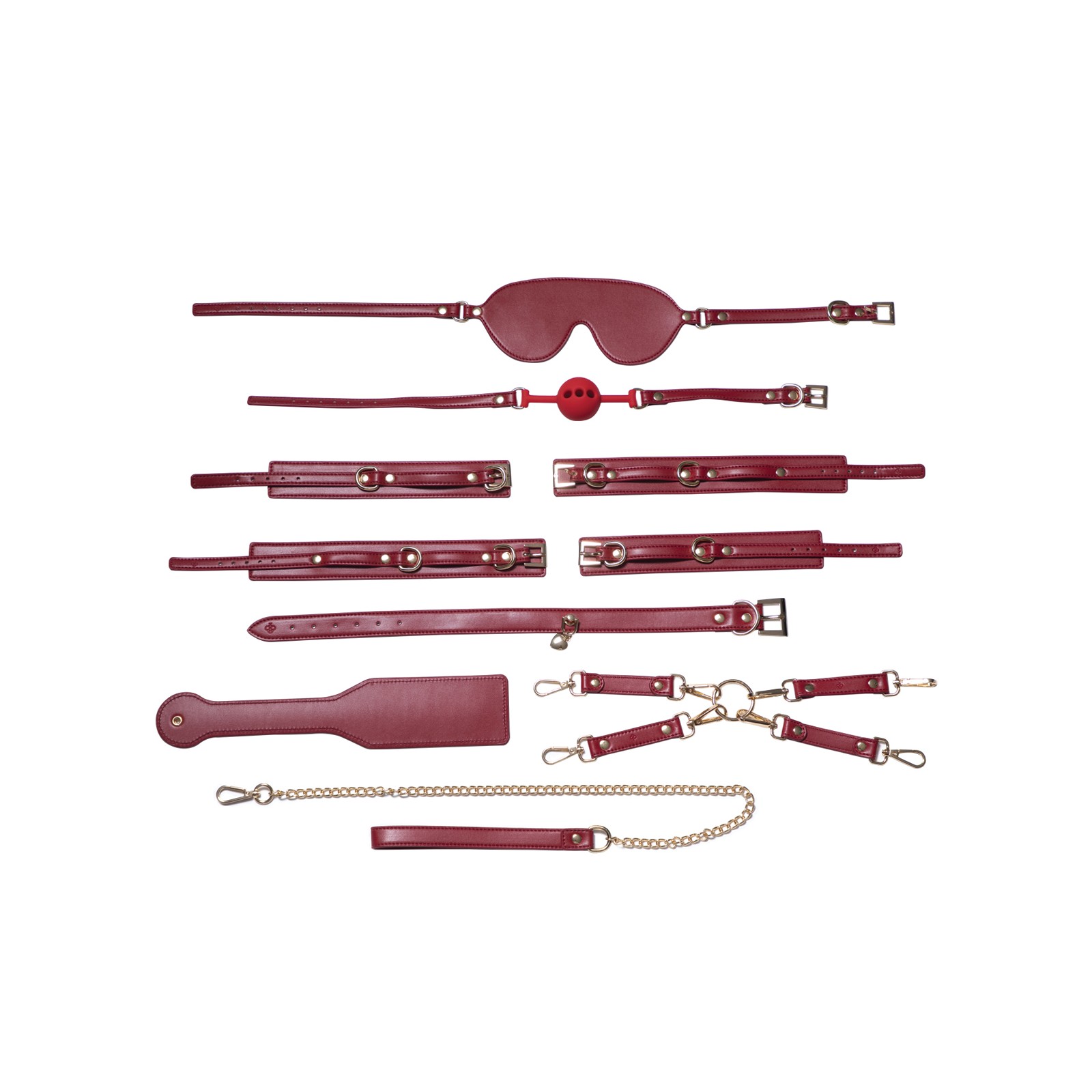 Kinky Play Box Red Passion Bondage Set Kinky Play Box Red Passion Bondage Set
