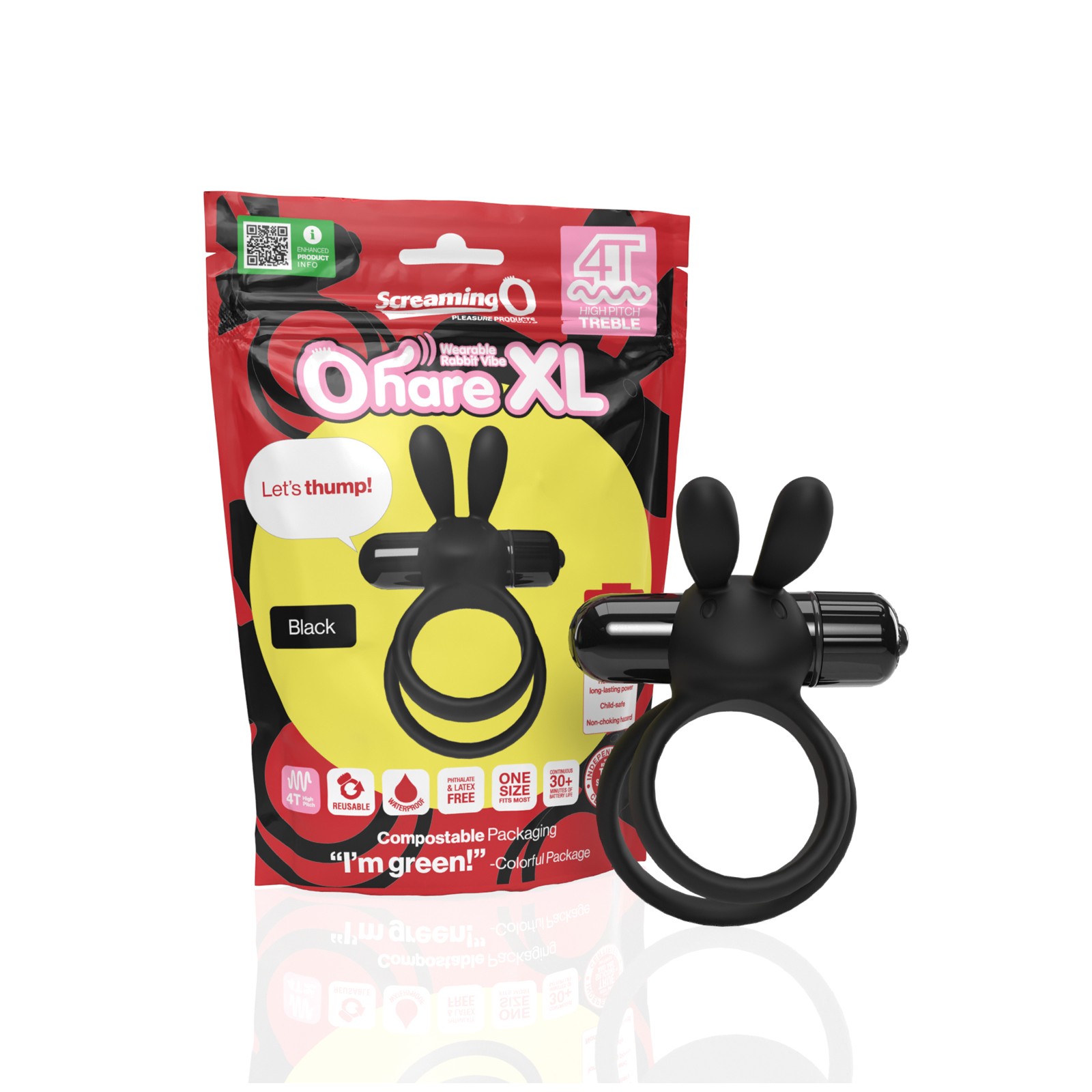 Vibrador Screaming O 4T Ohare XL - El Conejo Supremo Vibrador Screaming O 4T Ohare XL - El Conejo Supremo
