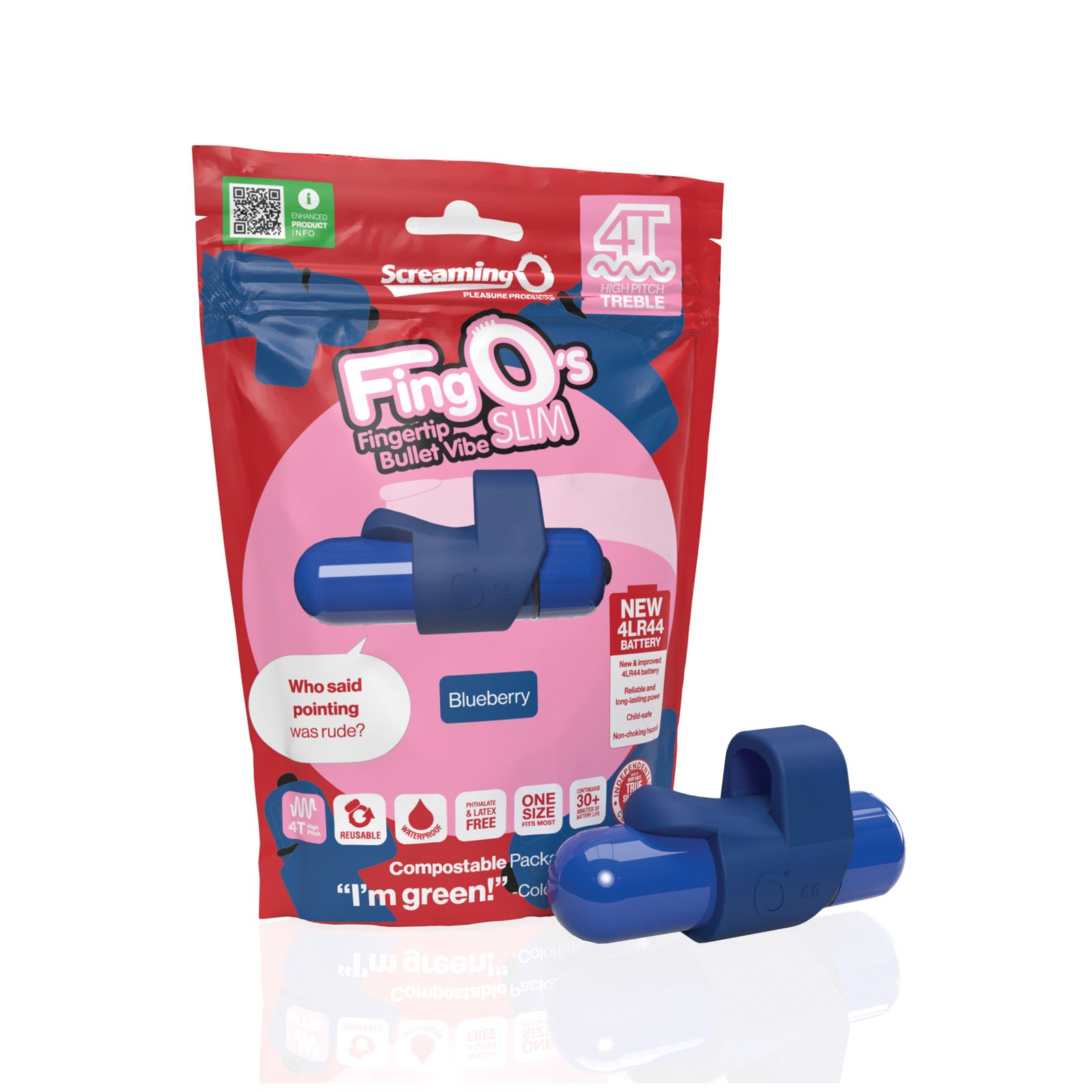 Vibrador Screaming O 4T FingO Slim Vibrador Screaming O 4T FingO Slim