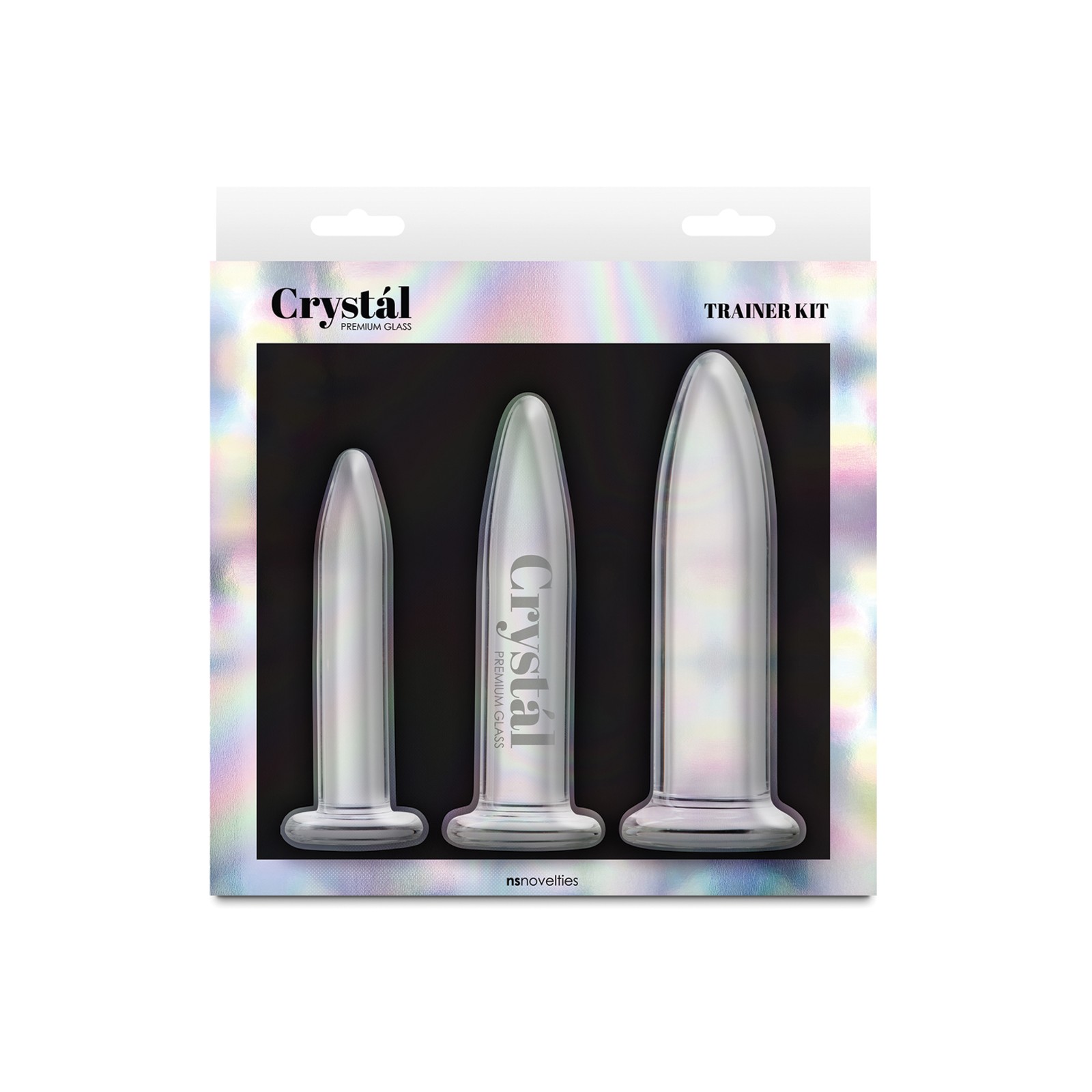 Crystal Anal Trainer Kit - Clear - 3 pc Set Crystal Anal Trainer Kit - Clear - 3 pc Set