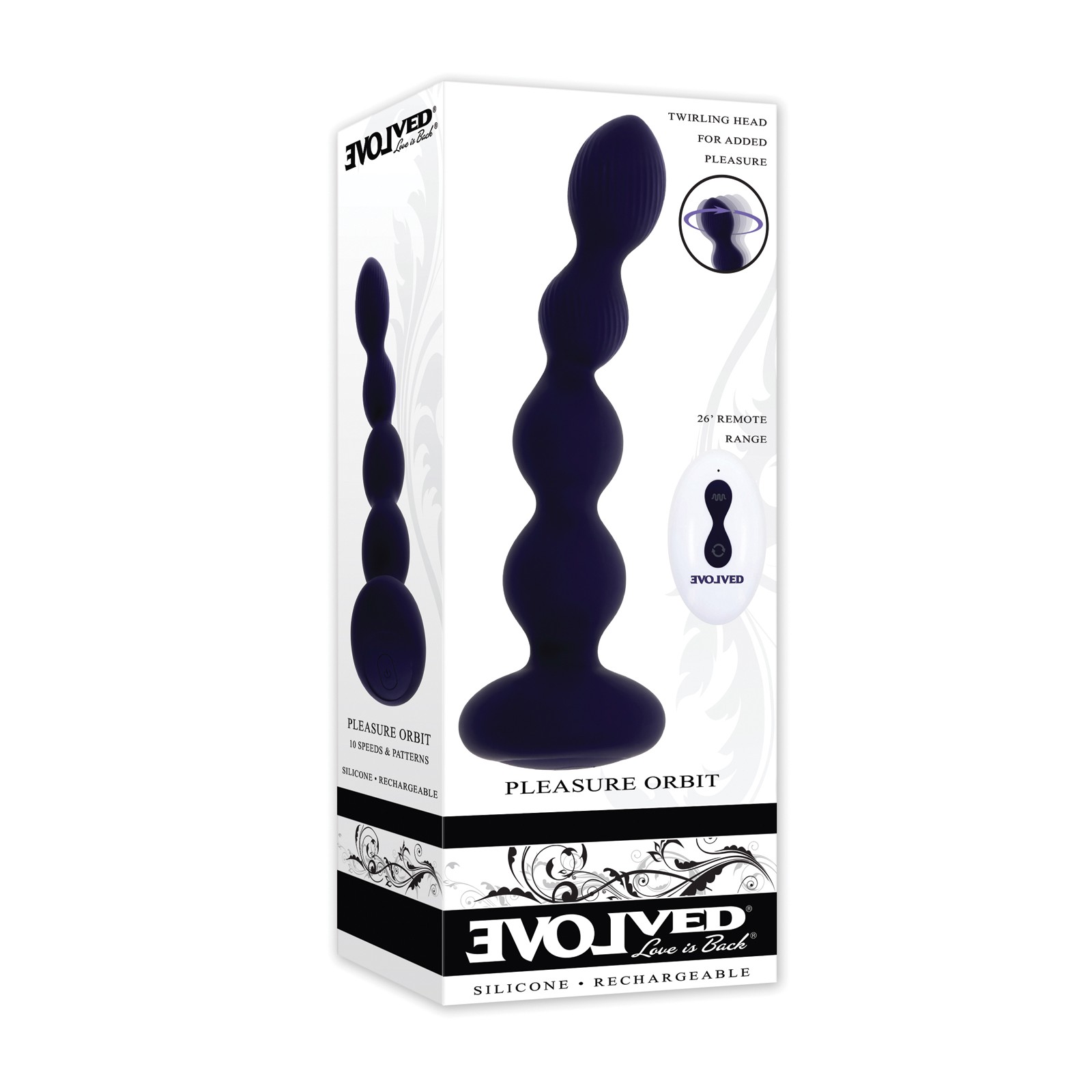 Purple Pleasure Orbit Remote Controlled Anal Vibe Purple Pleasure Orbit Remote Controlled Anal Vibe