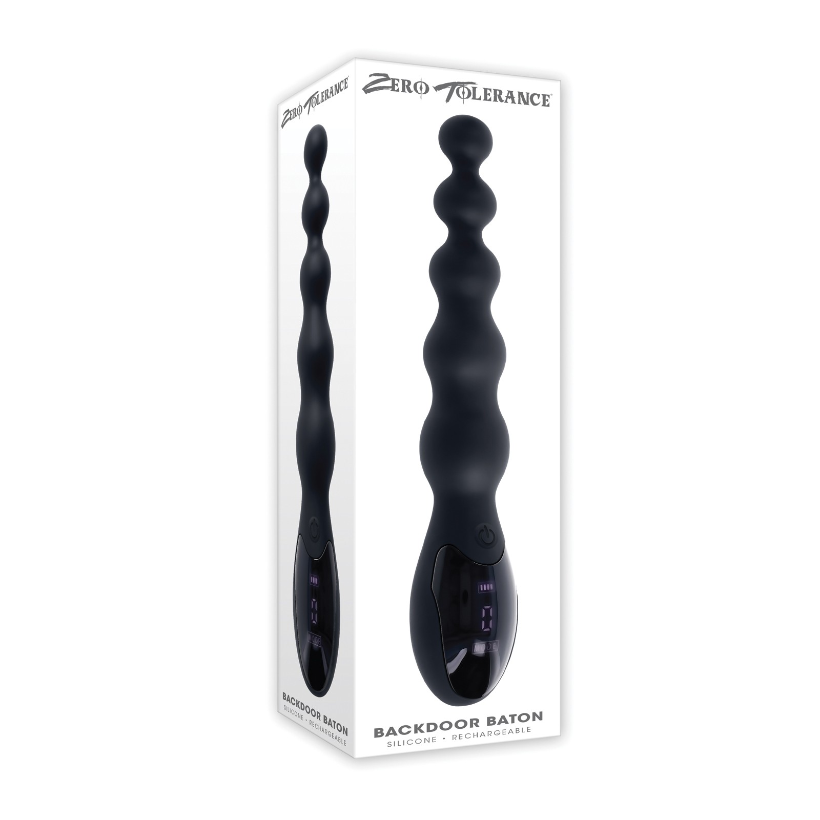 Zero Tolerance Backdoor Baton Beaded Anal Vibrator - Black Zero Tolerance Backdoor Baton Beaded Anal Vibrator - Black