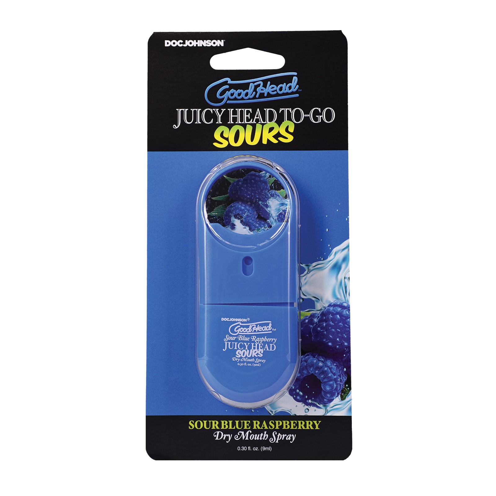 GoodHead Juicy Head Dry Mouth Spray Sour Blue Raspberry GoodHead Juicy Head Dry Mouth Spray Sour Blue Raspberry