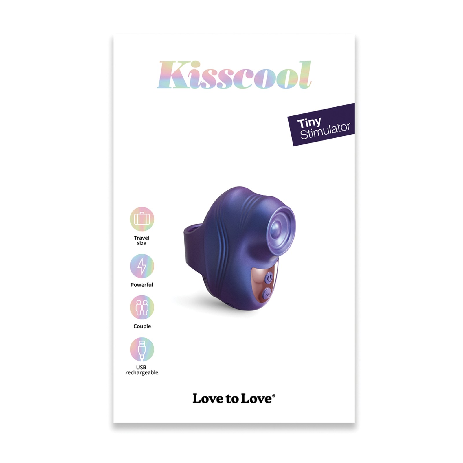Vibrador de Dedo Tapping Kisscool - Índigo Medianoche Vibrador de Dedo Tapping Kisscool - Índigo Medianoche