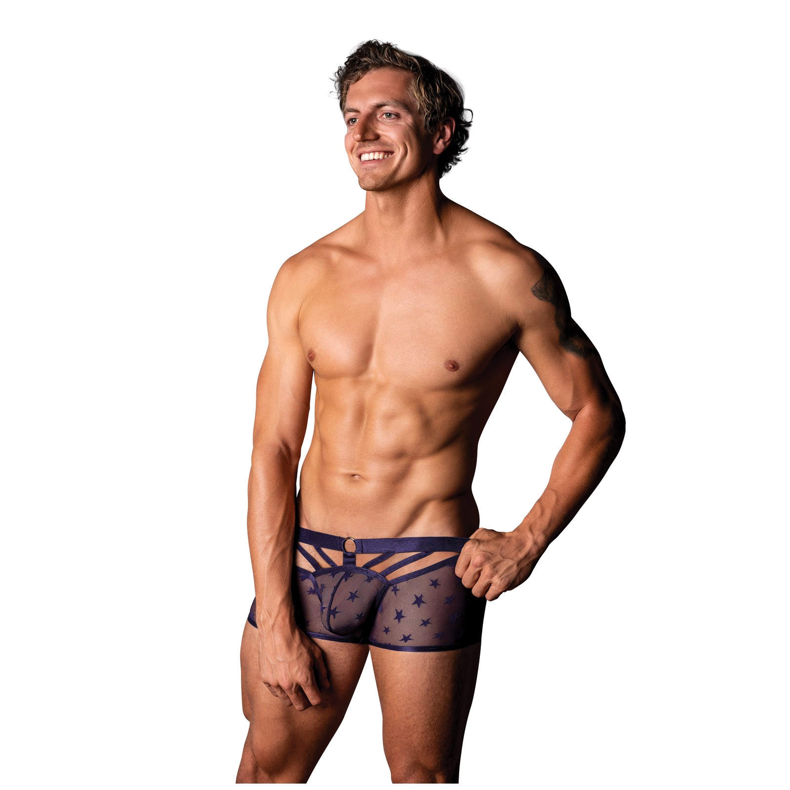 Love Star Mini Shorts Purple Love Star Mini Shorts Purple