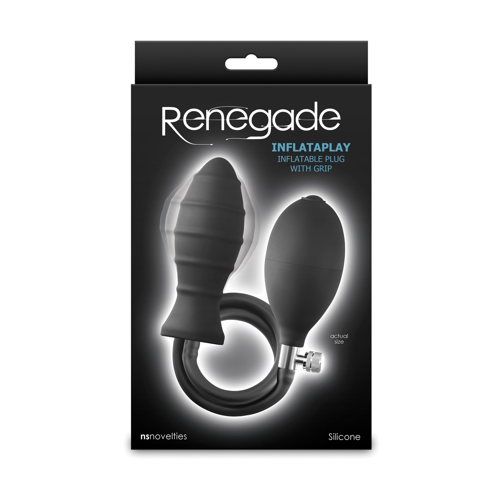 Renegade Inflataplay Inflatable Anal Plug - Black Renegade Inflataplay Inflatable Anal Plug - Black