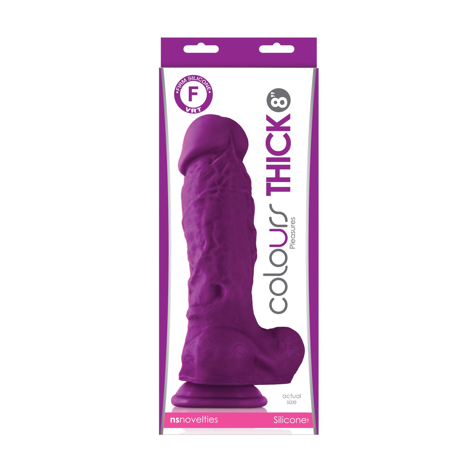 Dildo Grueso de 8 Pulgadas Colores Placeres Púrpura Dildo Grueso de 8 Pulgadas Colores Placeres Púrpura