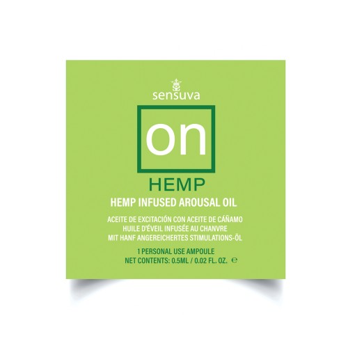 Aceite de Arousal ON Hemp - Intensifica tu Experiencia de Placer