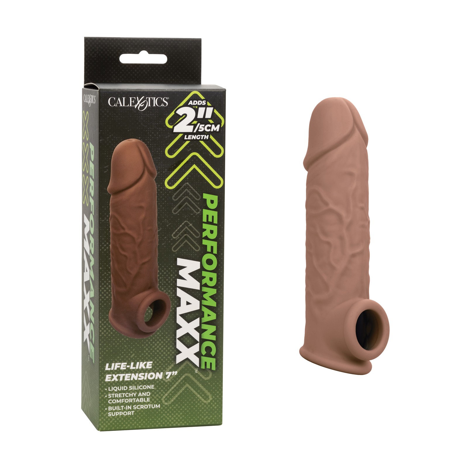 Extensión de Pene Life-Like de 7 pulgadas Performance Maxx Marrón Extensión de Pene Life-Like de 7 pulgadas Performance Maxx Marrón