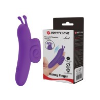 Pretty Love Snail Honey Finger Vibe for Targeted Stimulation