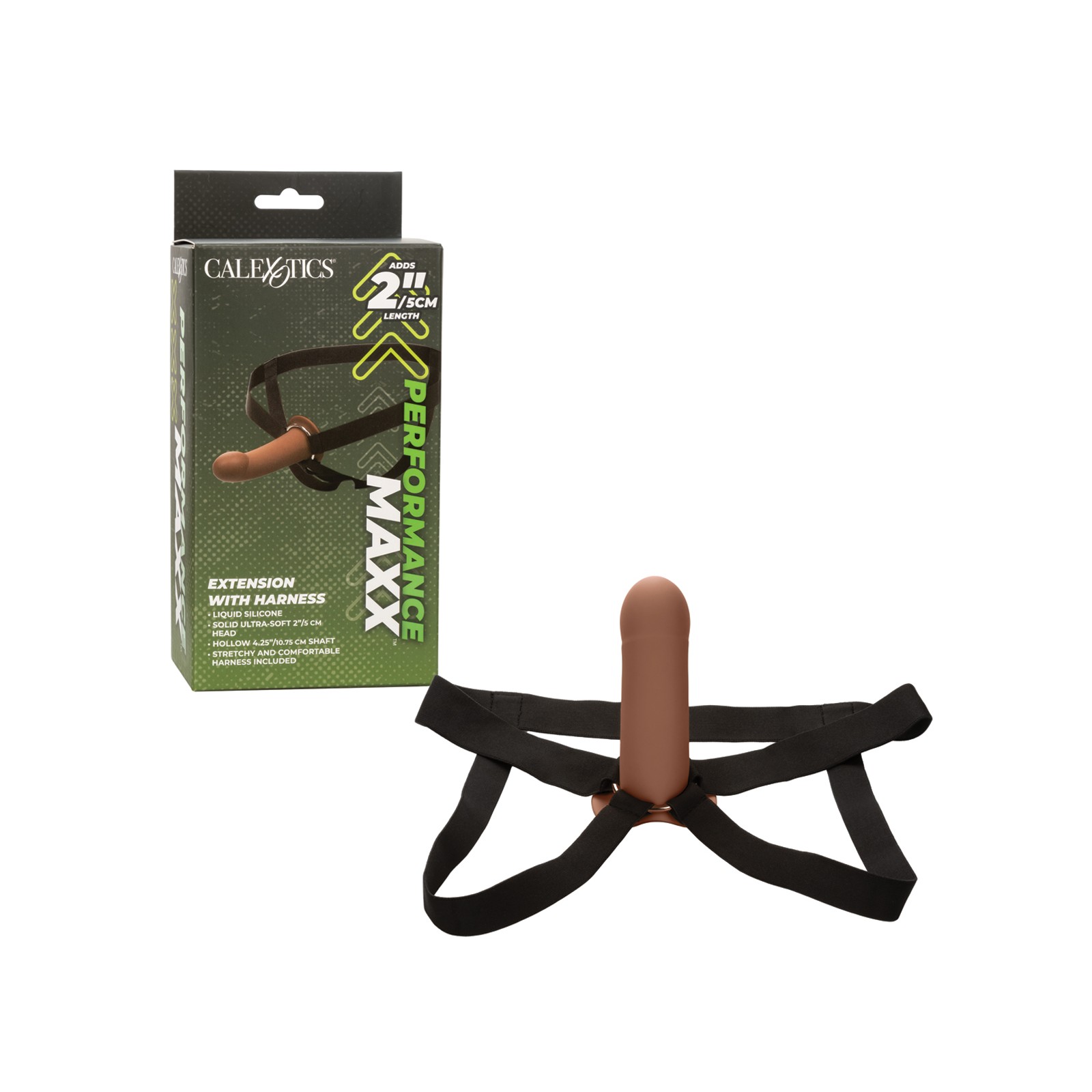 Performance Maxx Extension with Harness Brown Pleasure Performance Maxx Extension with Harness Brown Pleasure