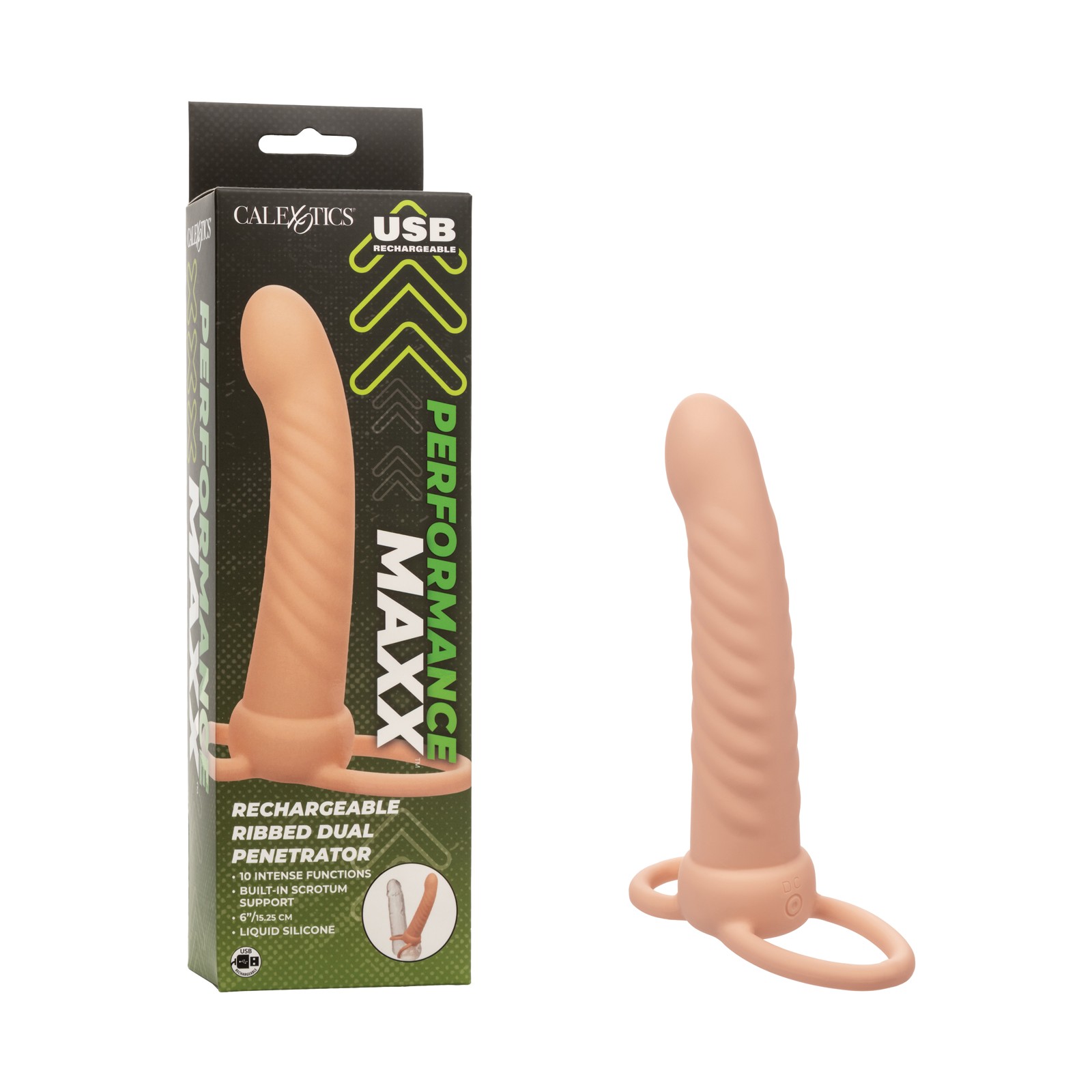 Doble Penetrador Recargable Performance Maxx con Textura Doble Penetrador Recargable Performance Maxx con Textura