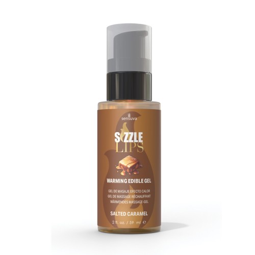 Gel Calentador Sizzle Lips - 2 oz Caramelo Salado
