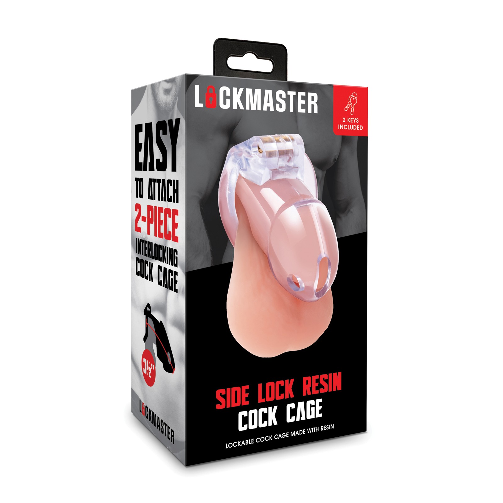 Lockmaster Cock Cage Clear Lockmaster Cock Cage Clear