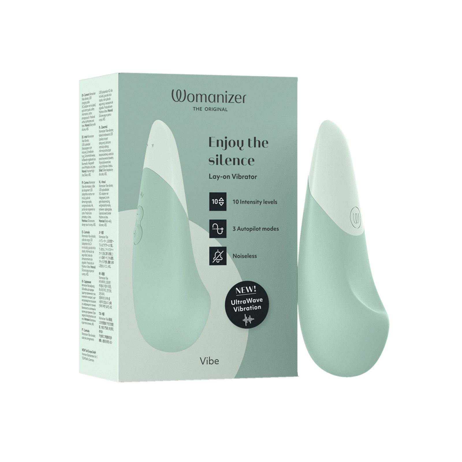 Womanizer Vibe Silent Stimulator Sage Womanizer Vibe Silent Stimulator Sage