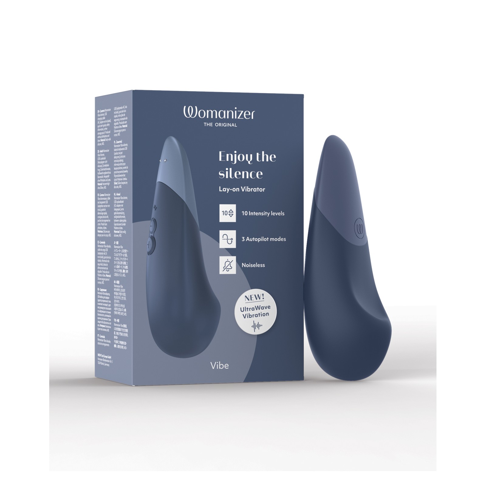 Estimulador Silencioso Womanizer Vibe - Azul Oscuro Estimulador Silencioso Womanizer Vibe - Azul Oscuro