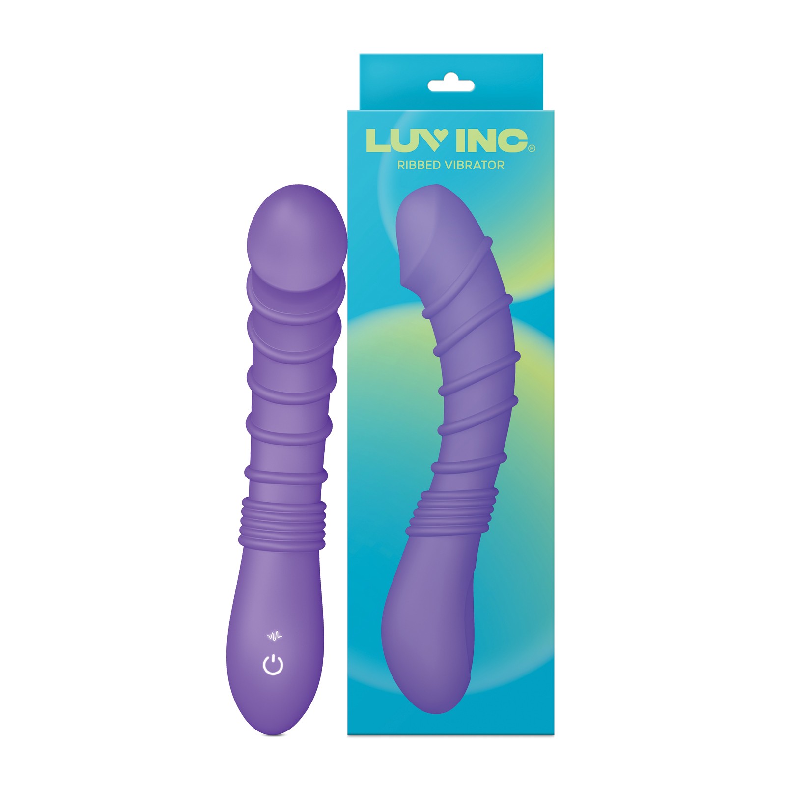 Luv Inc Ribbed GSpot Vibrator Purple Luv Inc Ribbed GSpot Vibrator Purple