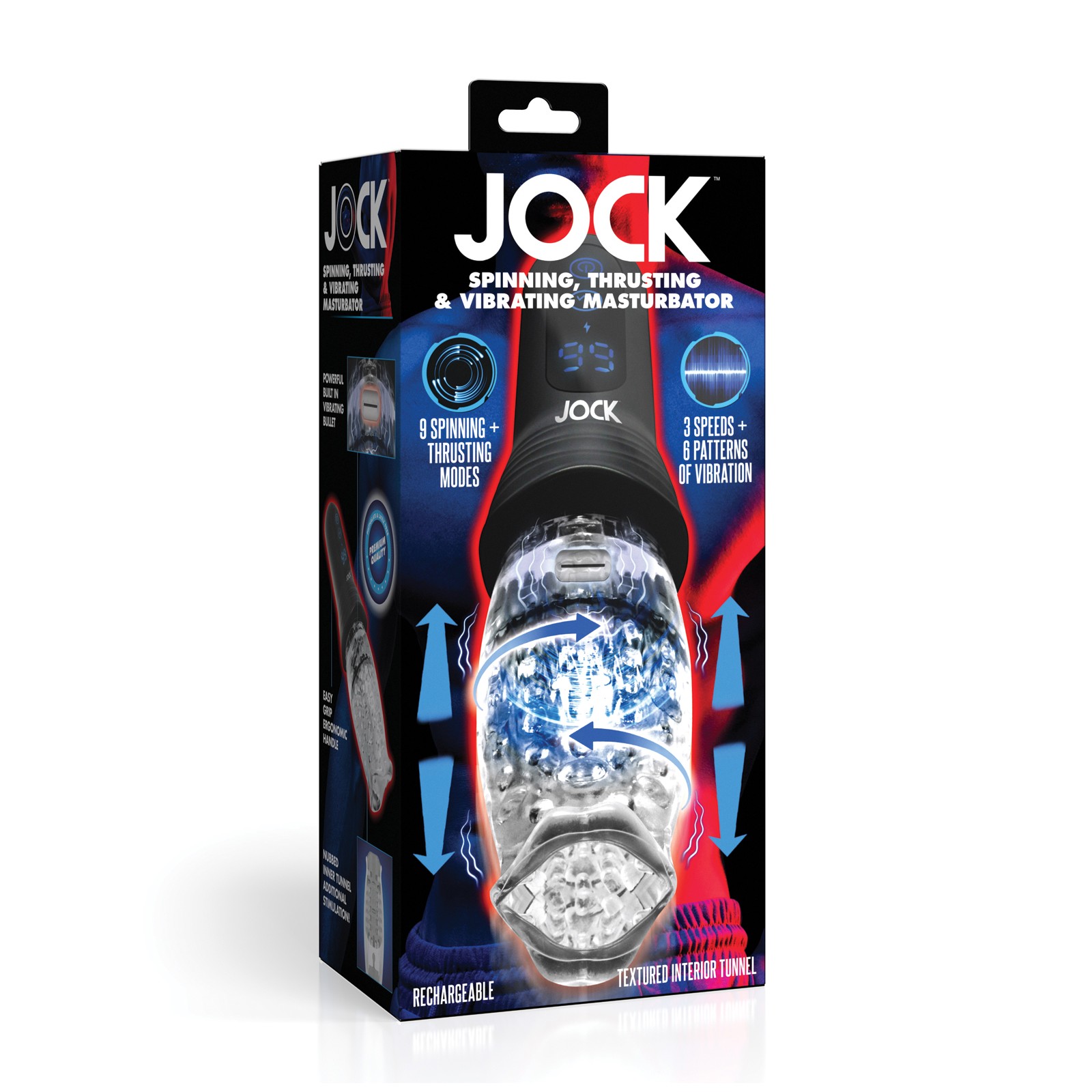 JOCK Spinning Thrusting Vibrator JOCK Spinning Thrusting Vibrator
