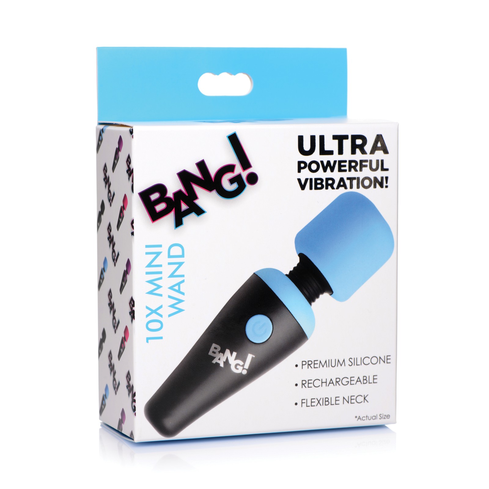 Bang! 10X Vibrating Mini Wand Silicone Bang! 10X Vibrating Mini Wand Silicone