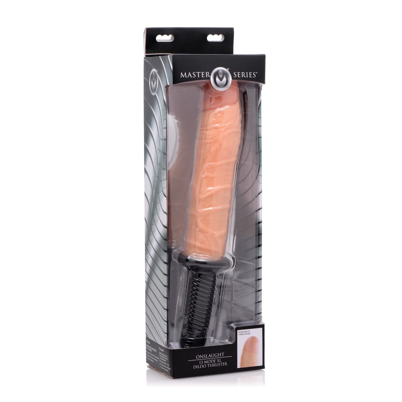 Master Series Onslaught XL Vibrating Dildo Thruster Master Series Onslaught XL Vibrating Dildo Thruster