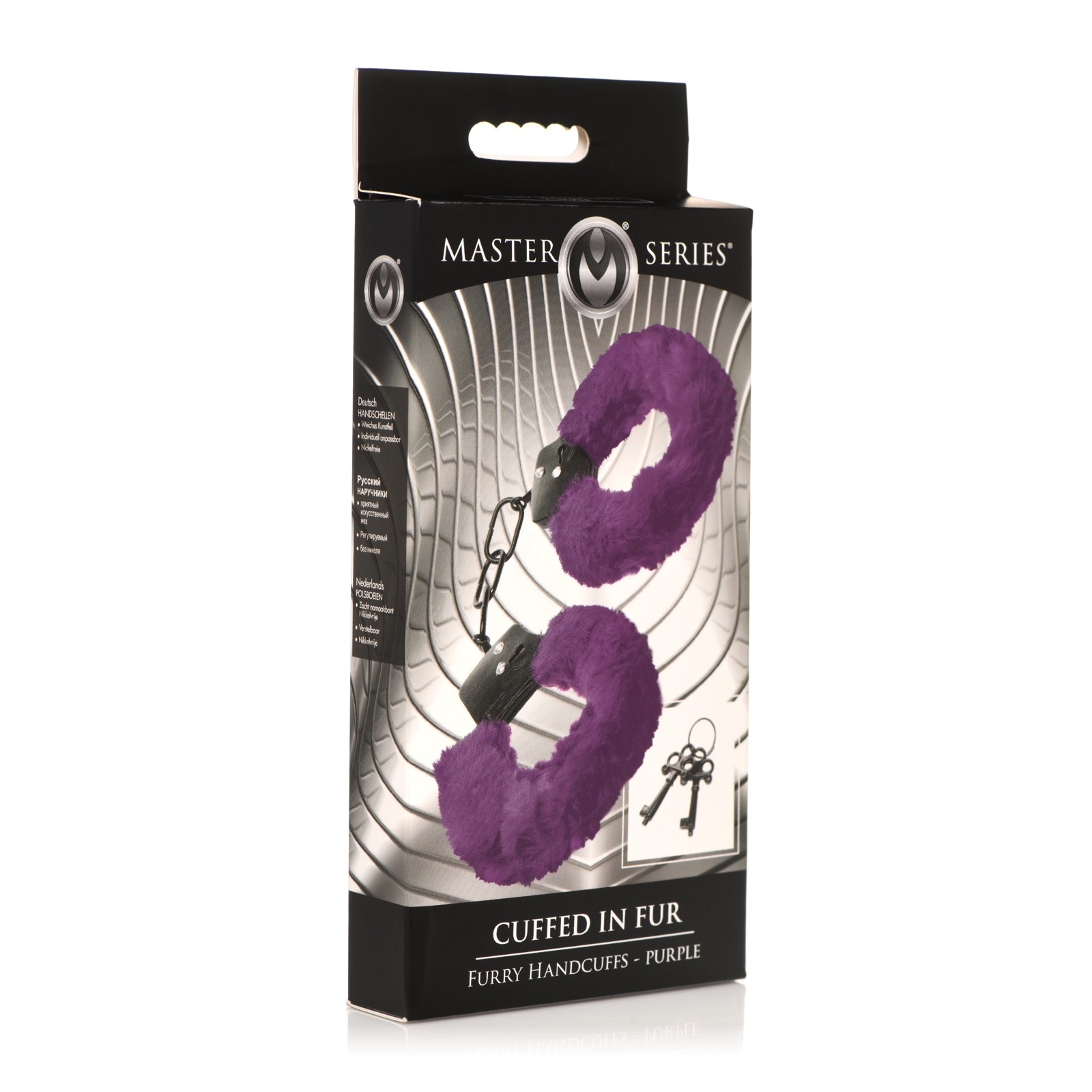 Purple Furry Handcuffs for Playful Bondage Purple Furry Handcuffs for Playful Bondage