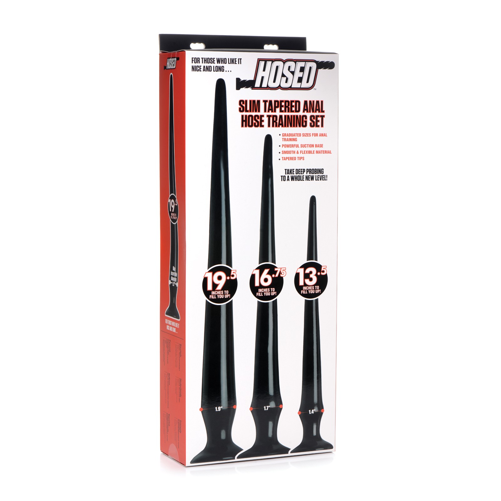 Kit de Entrenamiento de Mangueras Anal Tapered Slim para Exploración Kit de Entrenamiento de Mangueras Anal Tapered Slim para Exploración