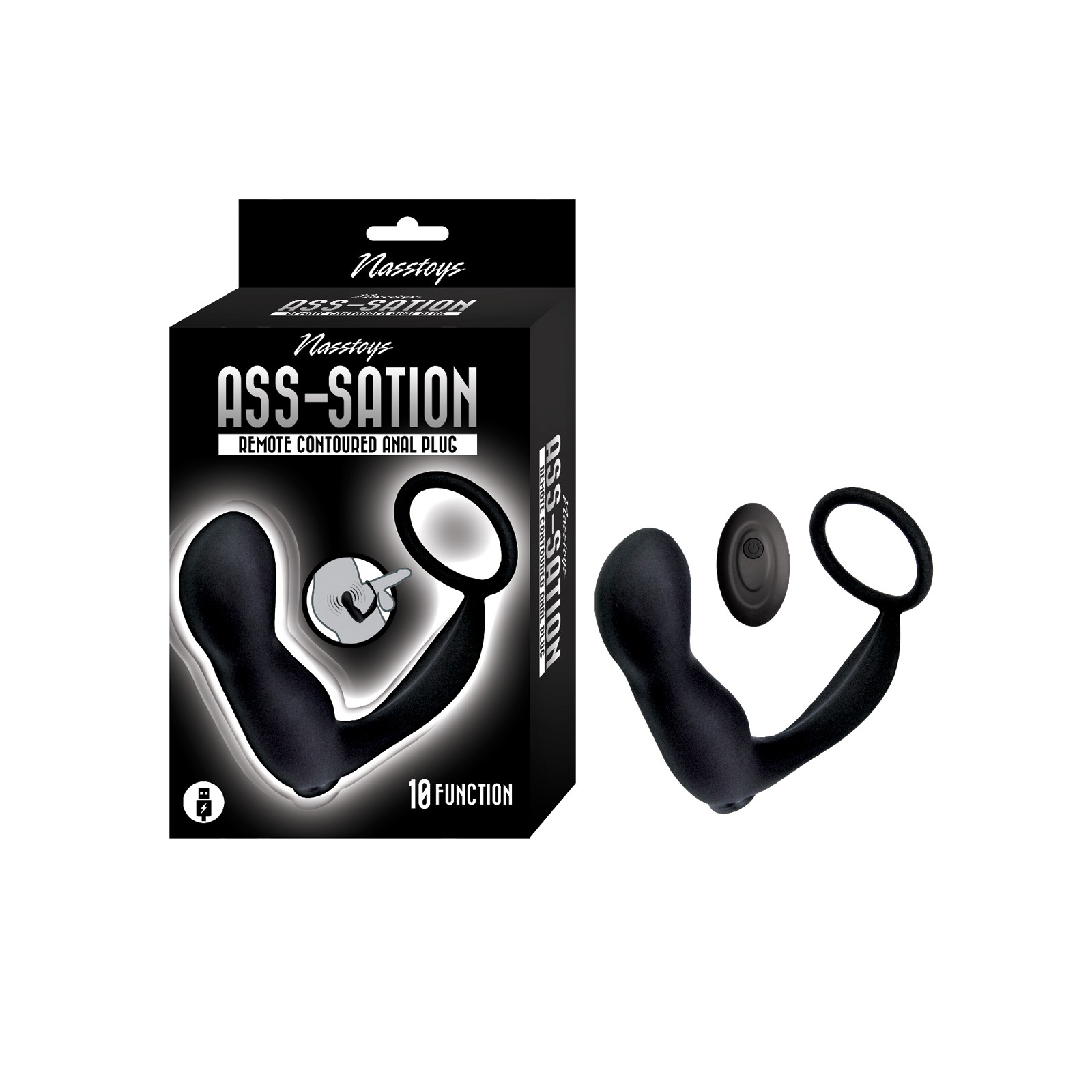 Ass-station Remote Contoured Anal Plug - Ultimate Pleasure Ass-station Remote Contoured Anal Plug - Ultimate Pleasure