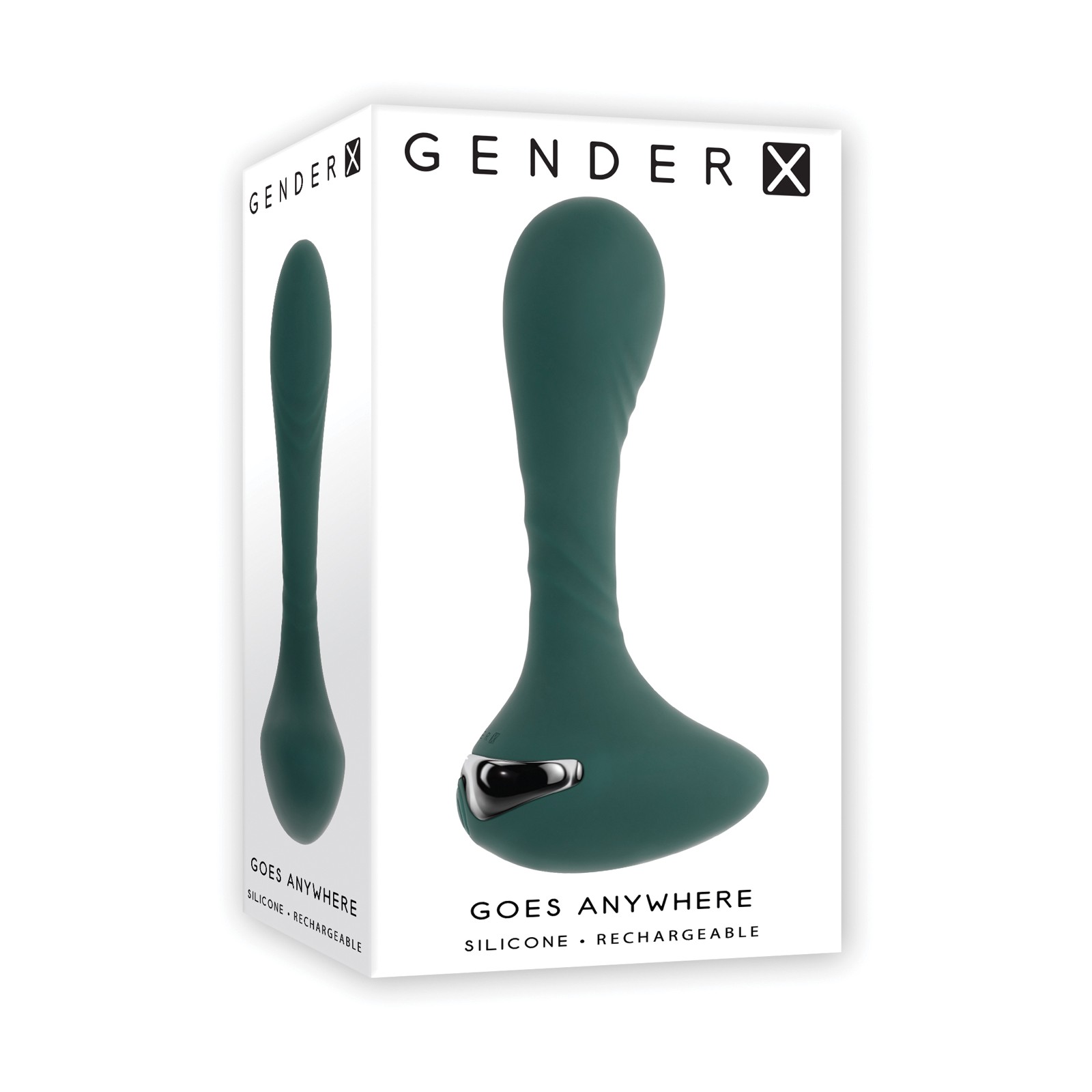 Plug de Silicona Vibrante Gender X Verde Azulado Plug de Silicona Vibrante Gender X Verde Azulado