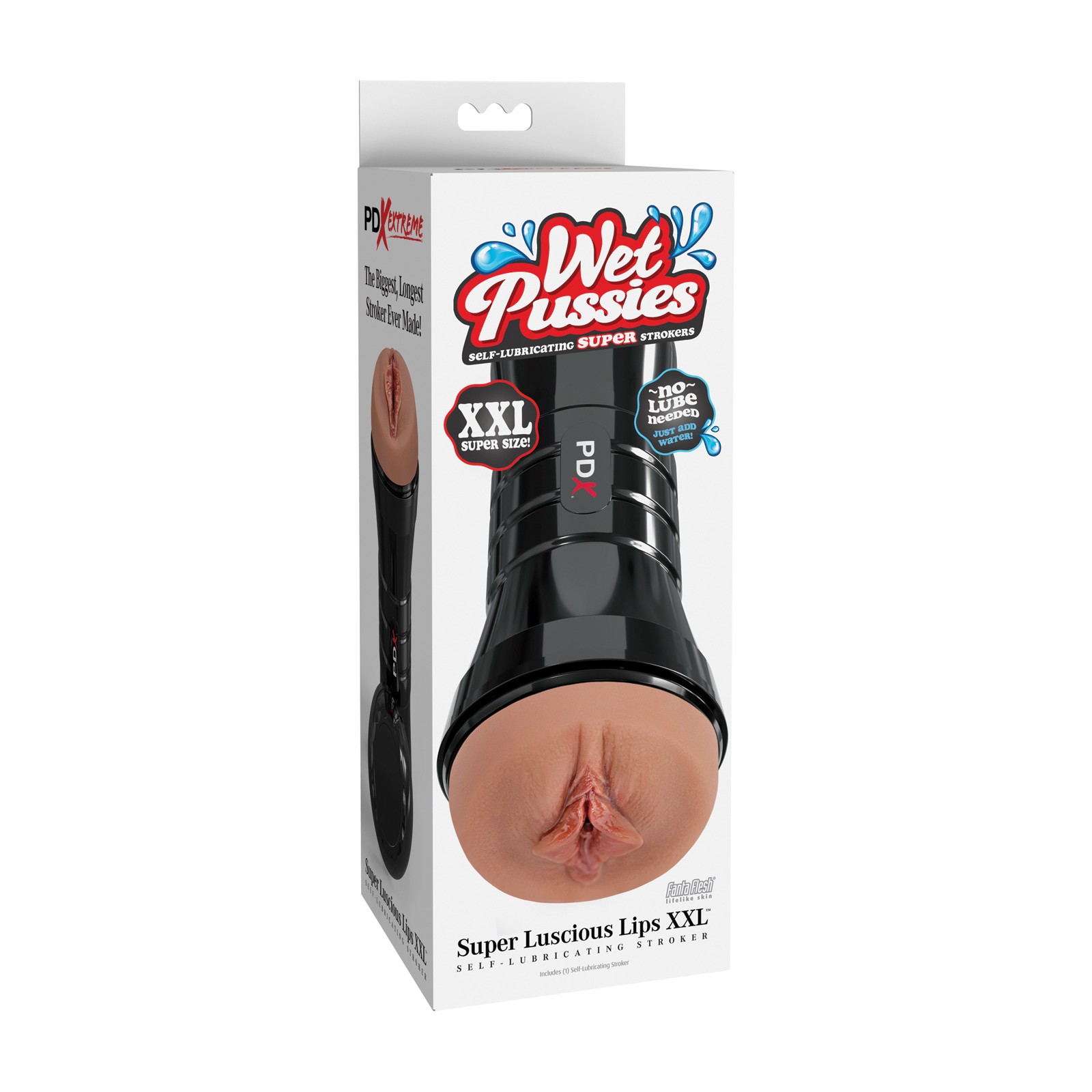 PDX Extreme Wet Pussies Super Luscious Lips XXL Stroker Brown PDX Extreme Wet Pussies Super Luscious Lips XXL Stroker Brown