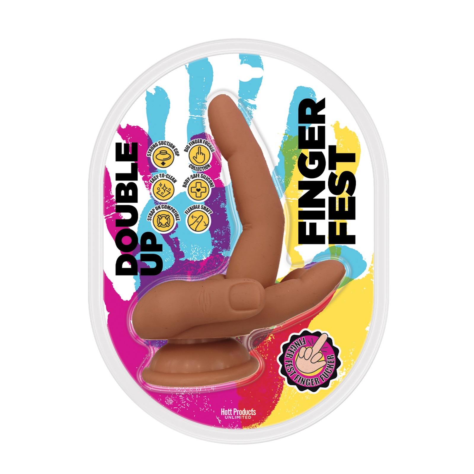 Dildo Doble Finger Fest Beige Dildo Doble Finger Fest Beige