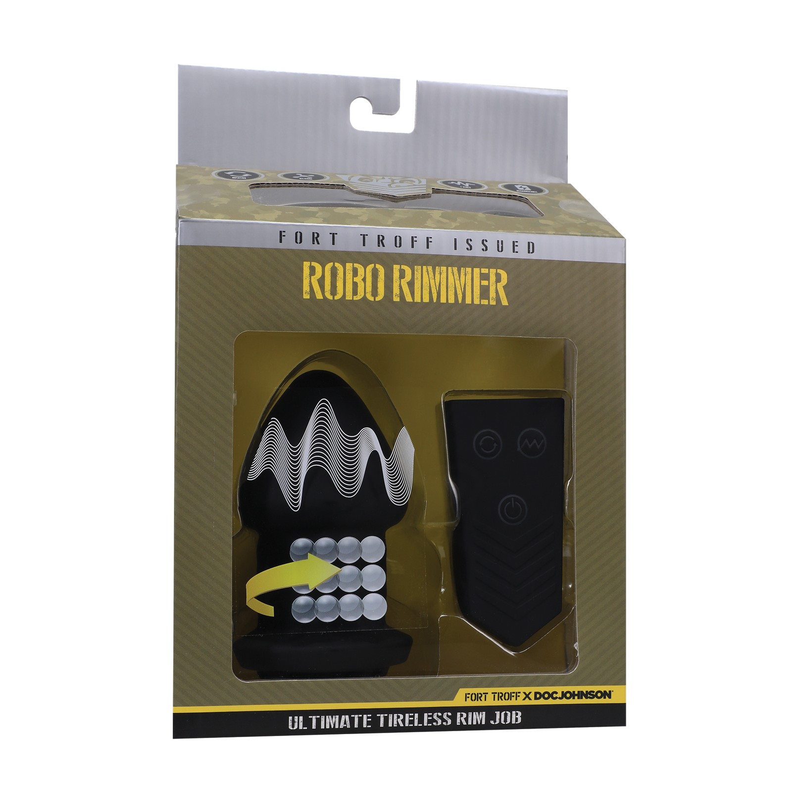 Fort Troff Robo Rimmer Vibrating Anal Plug Black Fort Troff Robo Rimmer Vibrating Anal Plug Black