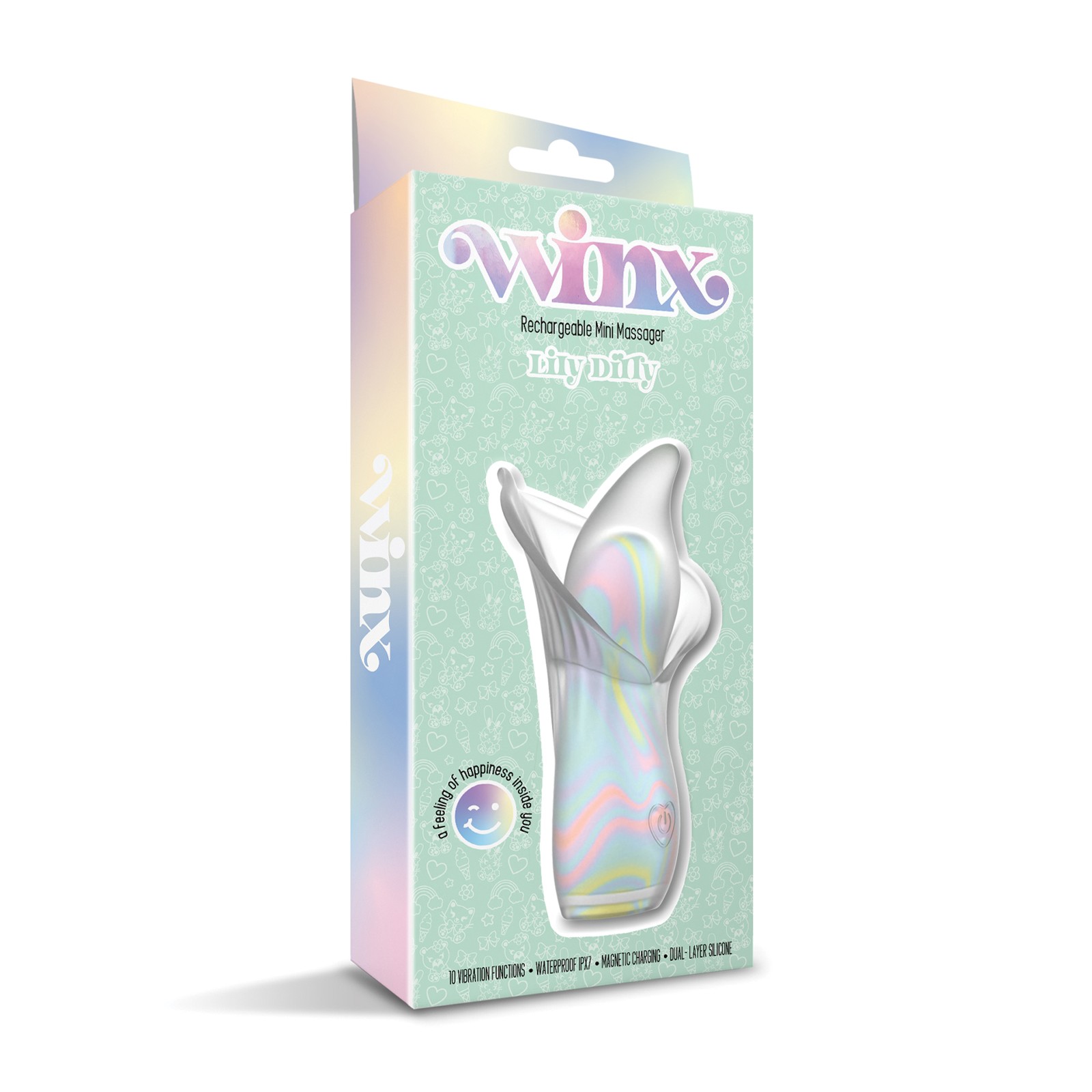 Vibrador de Silicona WINX Lily Dilly Multicolor Vibrador de Silicona WINX Lily Dilly Multicolor