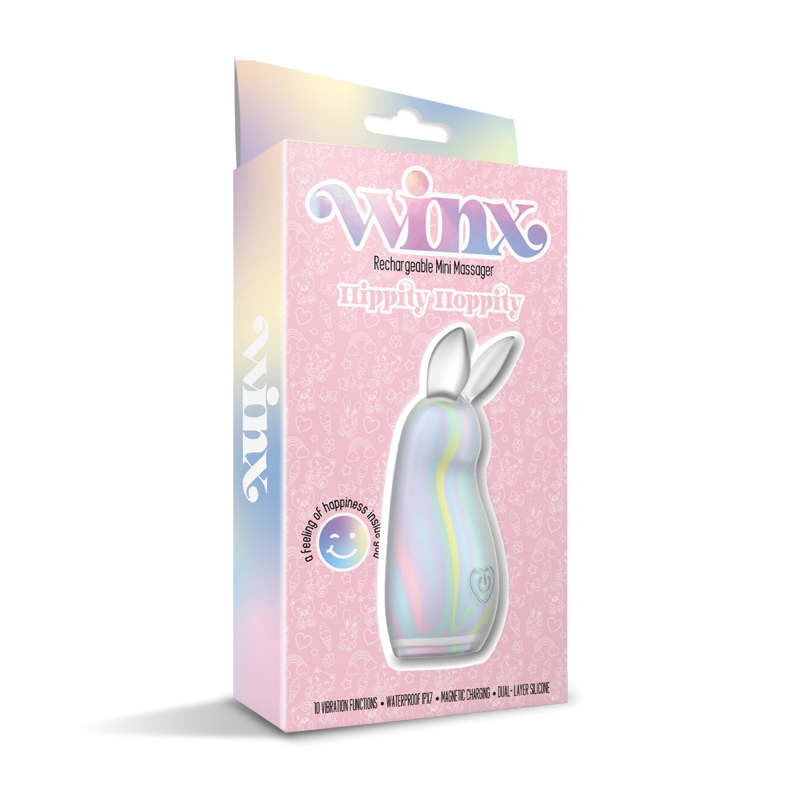 WINX Hippity Hoppity Squishy Silicone Vibrator - Multi-Color WINX Hippity Hoppity Squishy Silicone Vibrator - Multi-Color