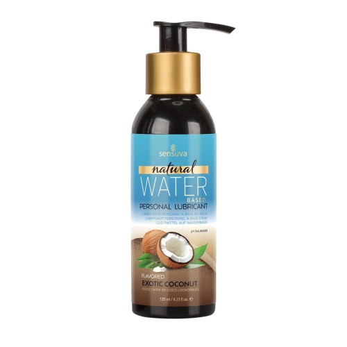 Sensuva Natural Water-Based Lubricant for Smooth Pleasure
