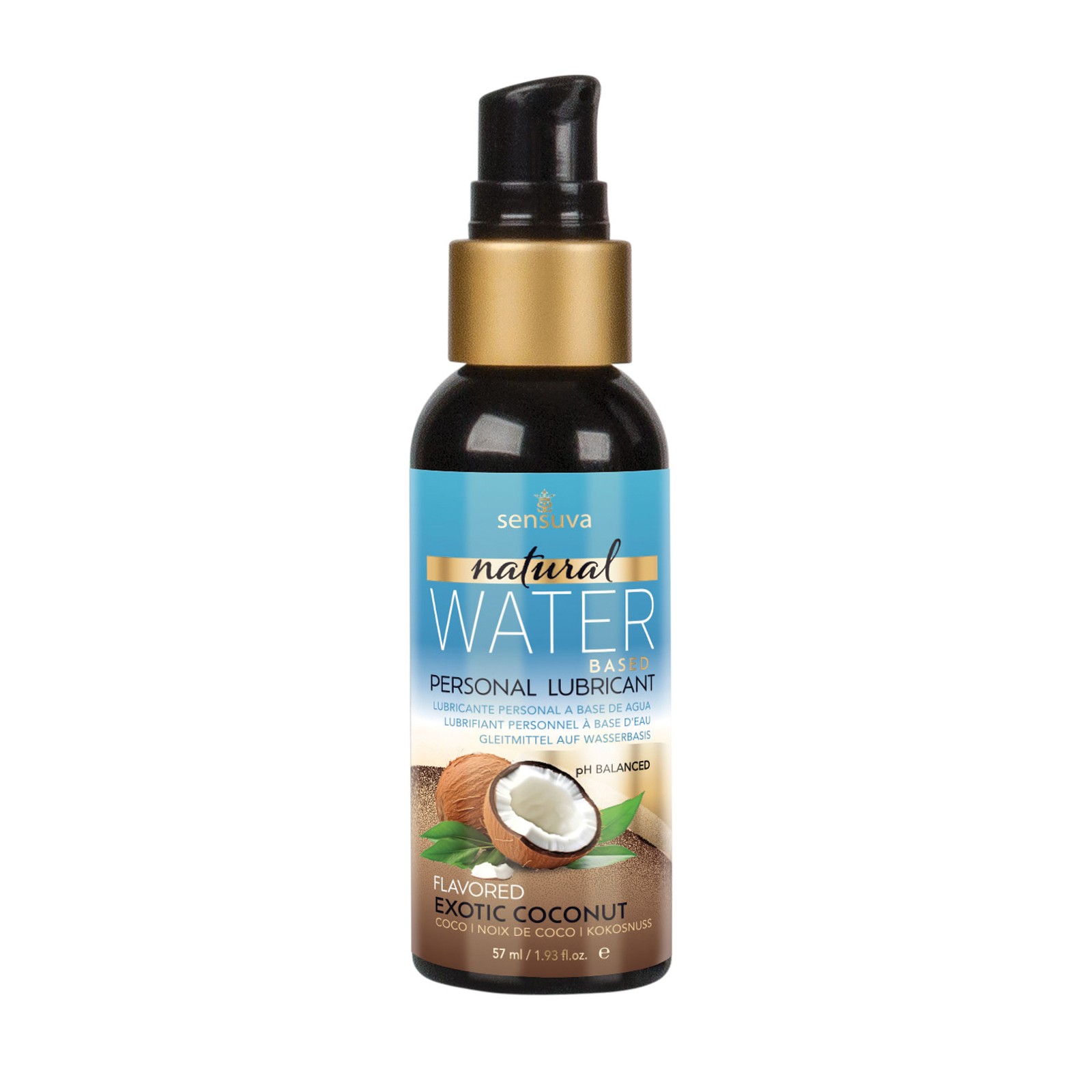 Sensuva Natural Water Based Personal Moisturizer - 1.93 oz Exotic Coconut Sensuva Natural Water Based Personal Moisturizer - 1.93 oz Exotic Coconut