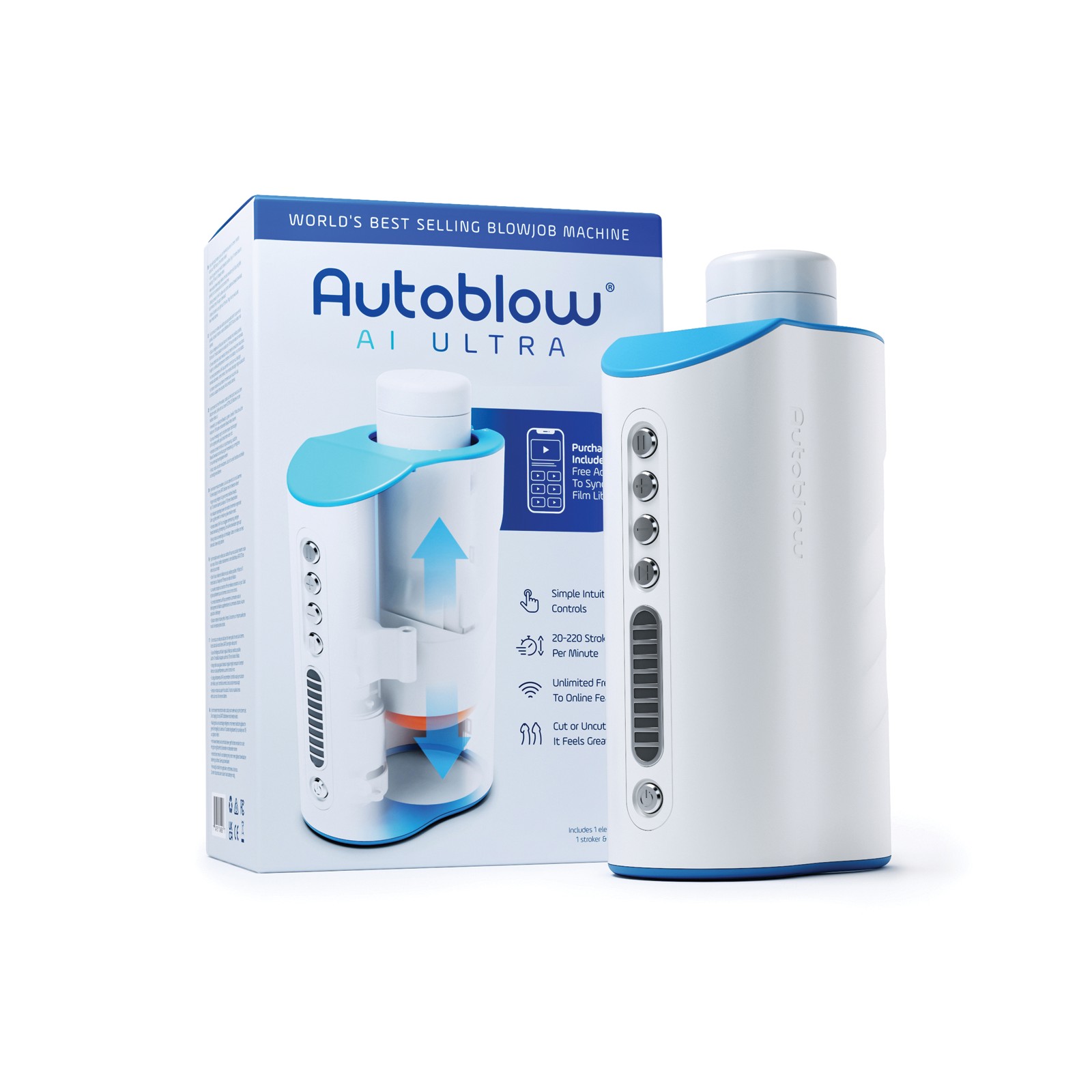 Máquina Autoblow AI Ultra Blanca Máquina Autoblow AI Ultra Blanca