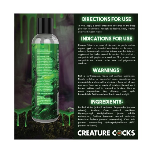 Creature Cocks Lubricante Acuoso Creature Slime 8oz