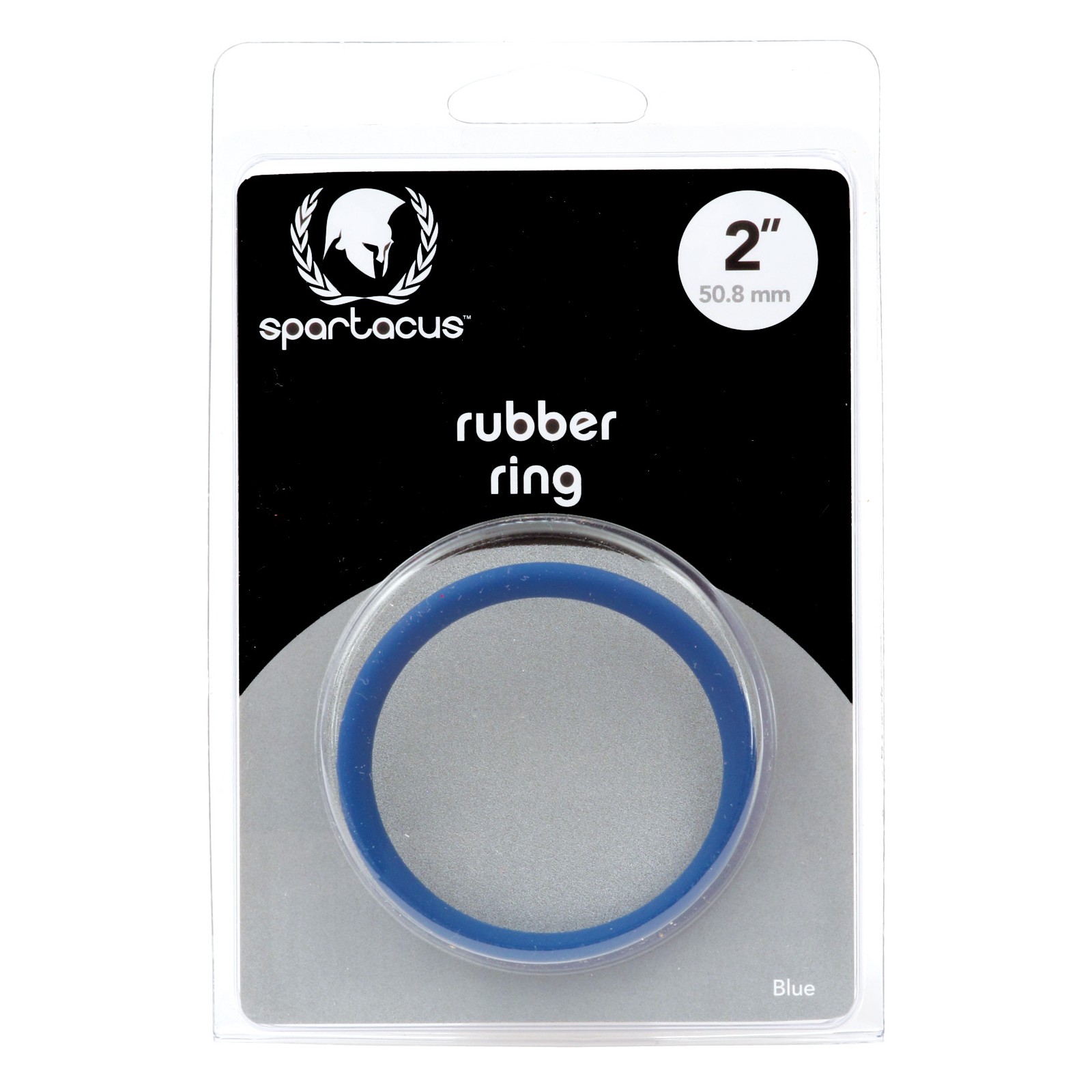 Anillo Cock de Rubber Spartacus - 2 pulgadas Azul Anillo Cock de Rubber Spartacus - 2 pulgadas Azul