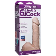 Vac-U-Lock 6" Realista - Añade Versatilidad a tu Experiencia