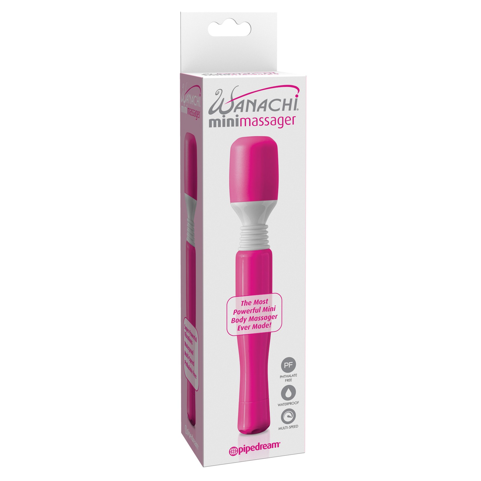 Mini Wanachi Waterproof Massager - Pink Mini Wanachi Waterproof Massager - Pink