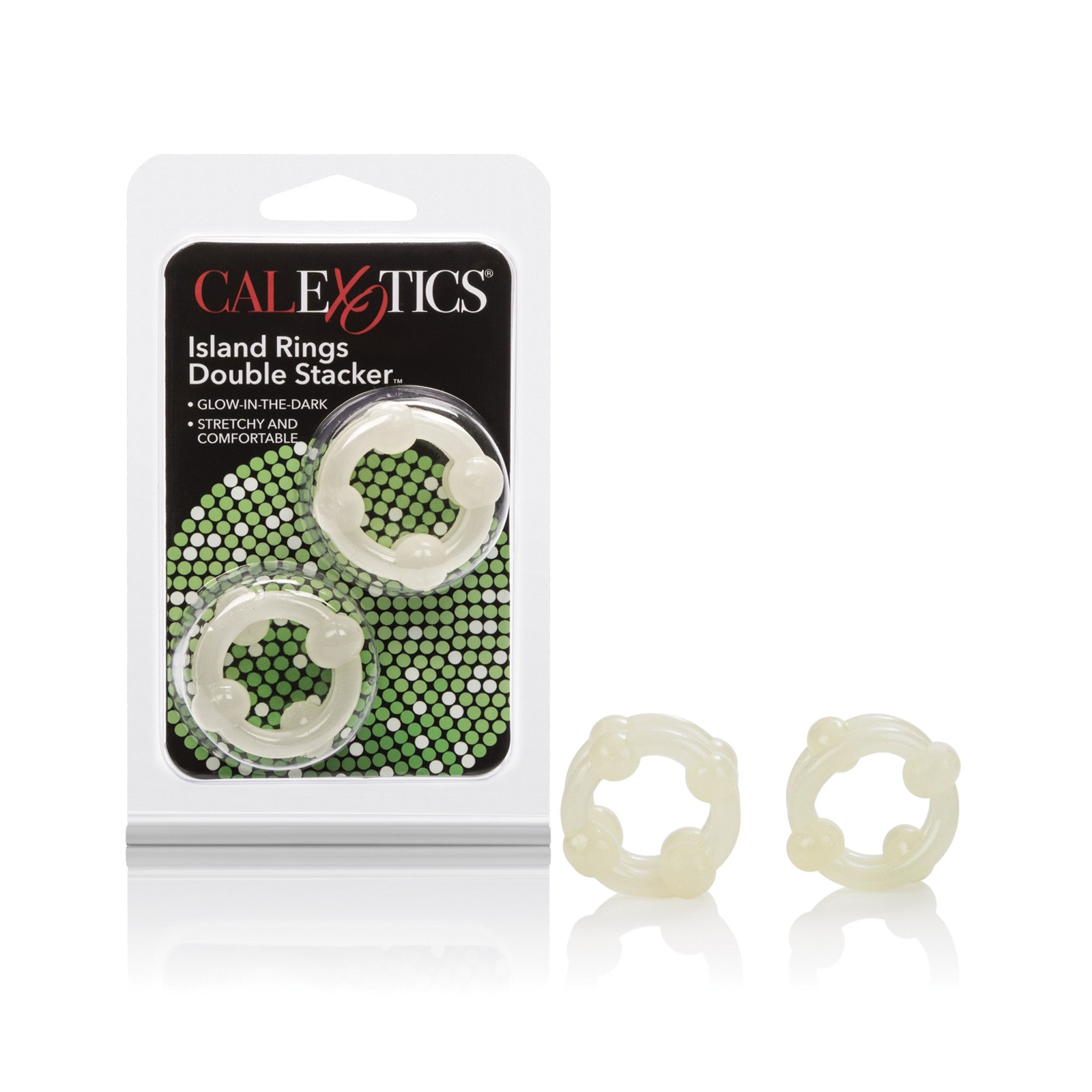 Island Rings Double Stacker - Glow Island Rings Double Stacker - Glow