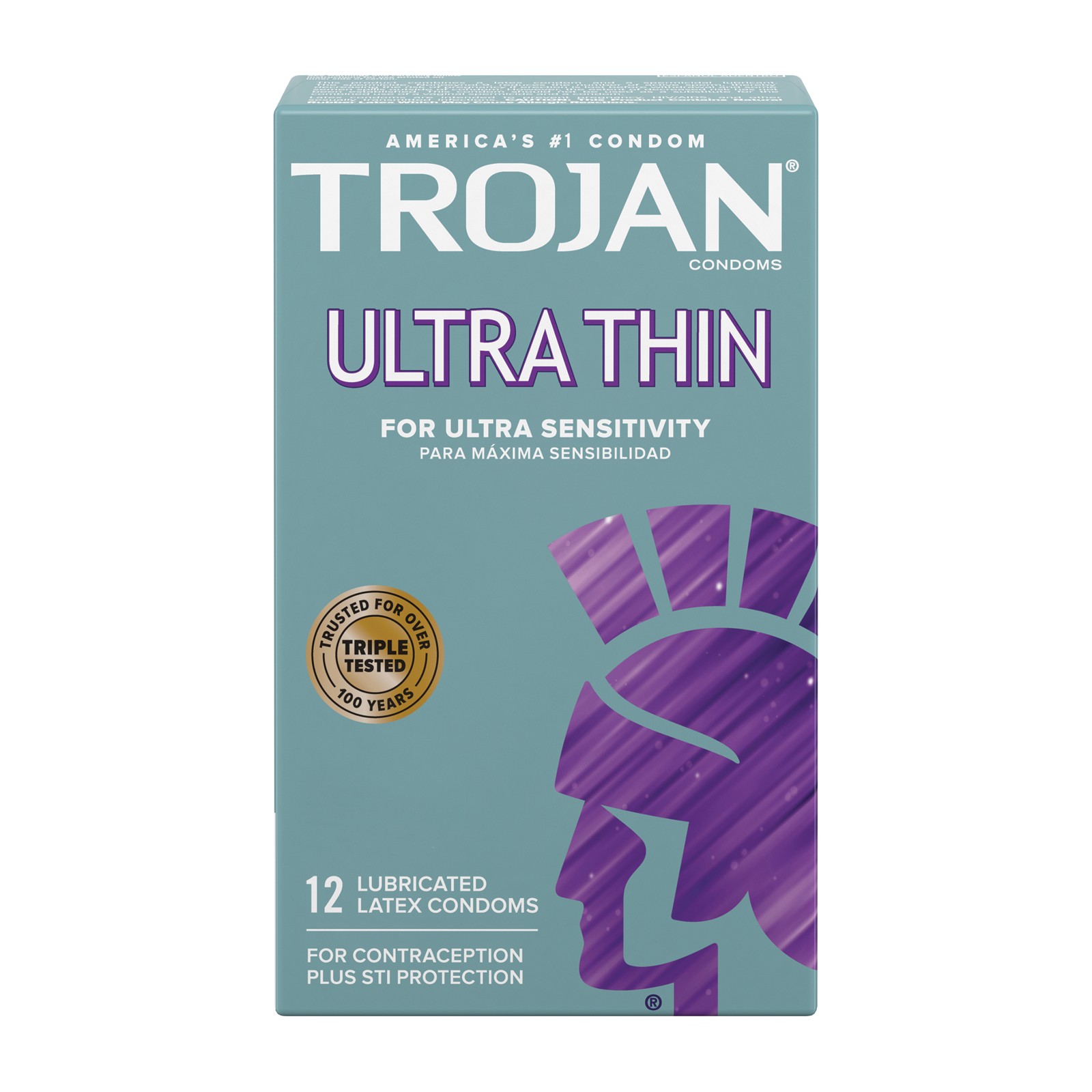 Condoms Trojan Ultra Thin - Caja de 12 Condoms Trojan Ultra Thin - Caja de 12
