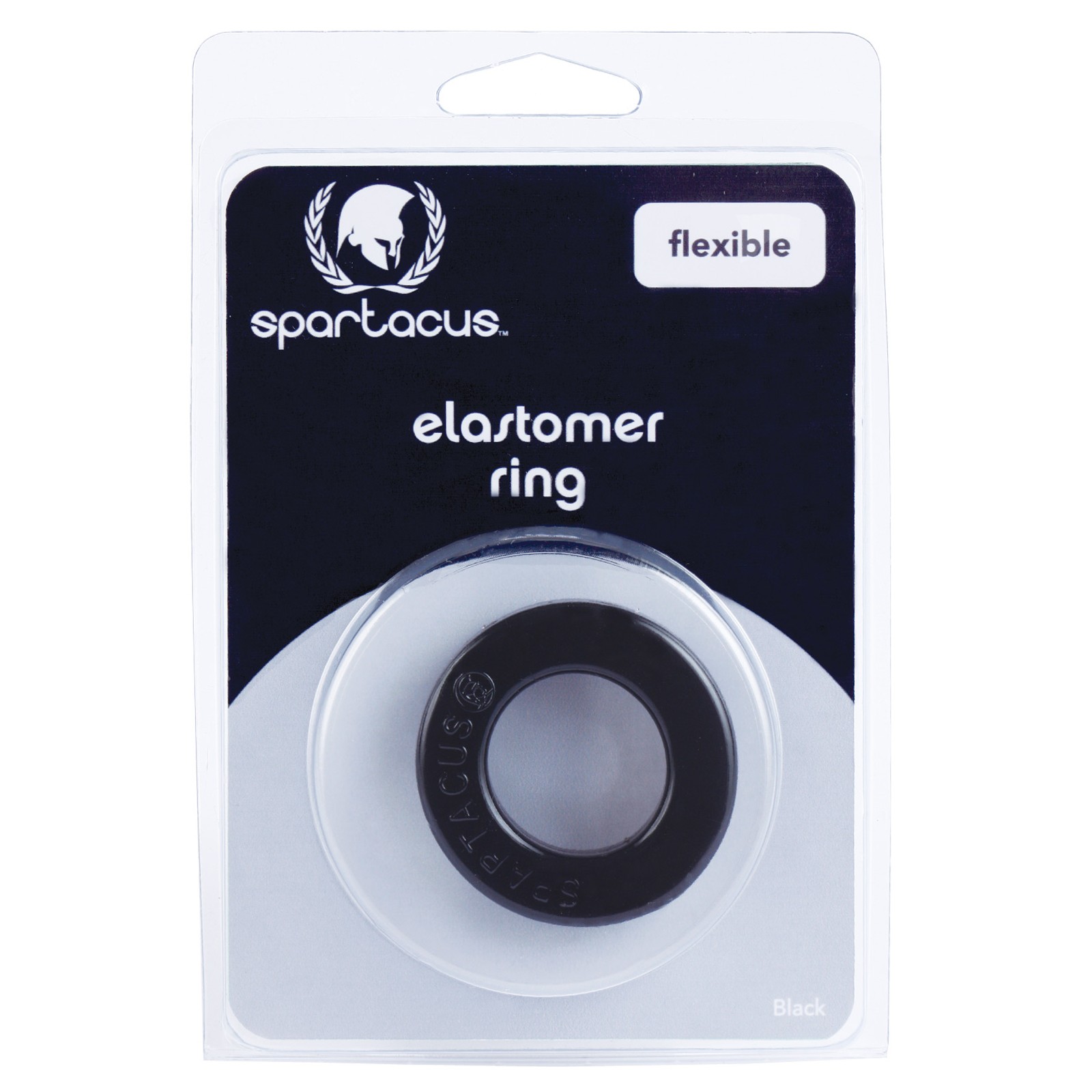 Spartacus Elastomer Cock Ring - Metro Black Spartacus Elastomer Cock Ring - Metro Black